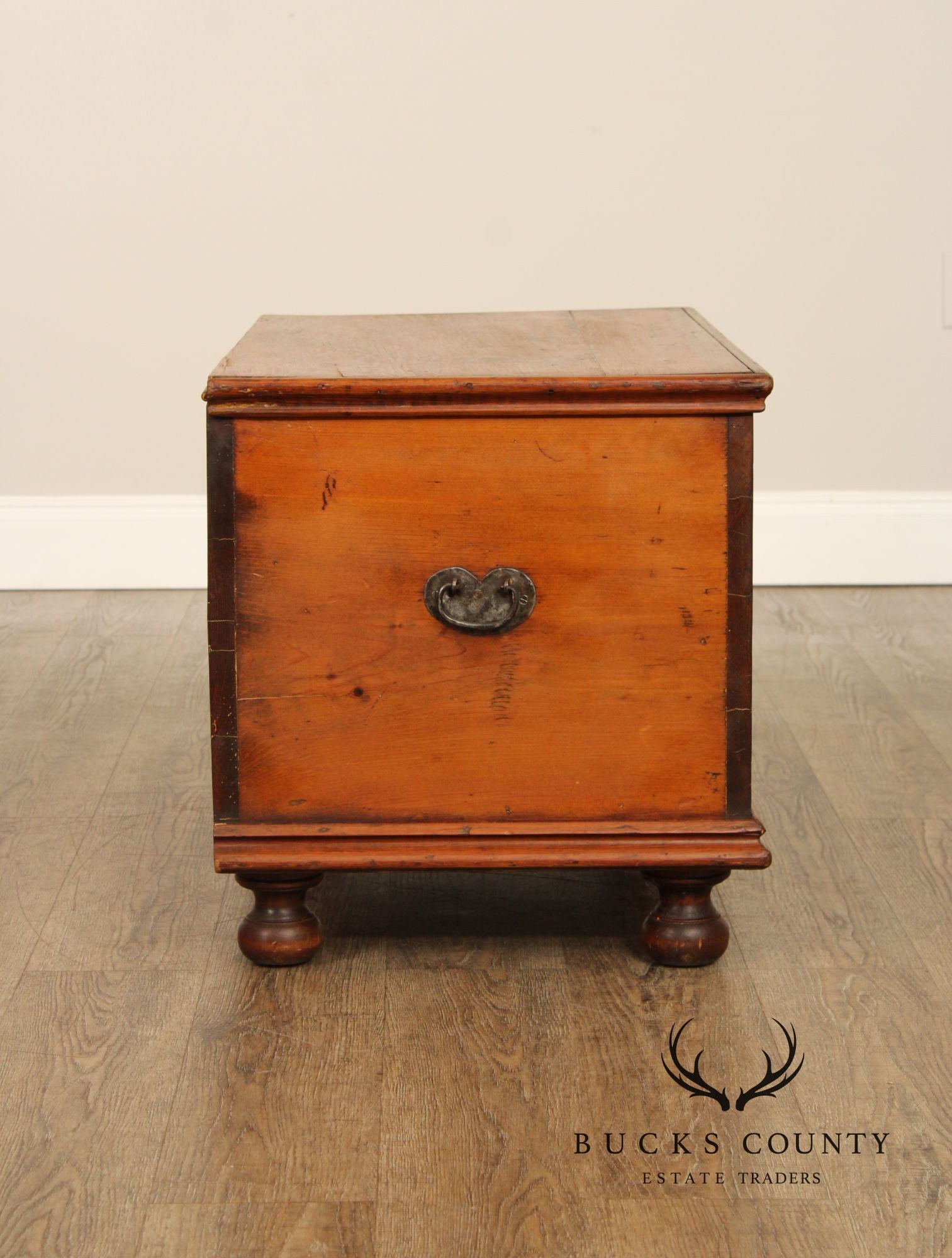 Antique American Pine Blanket Chest