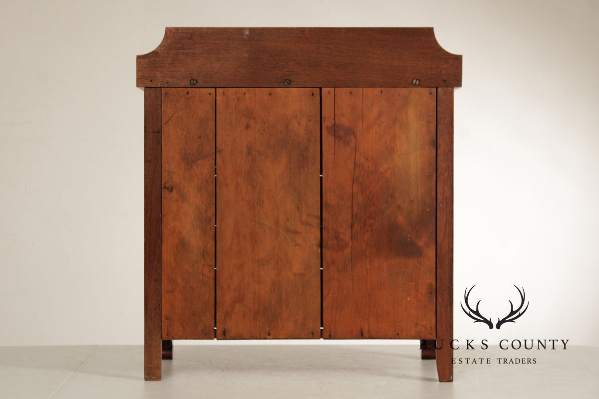 American Empire Bedside Chest of Drawers