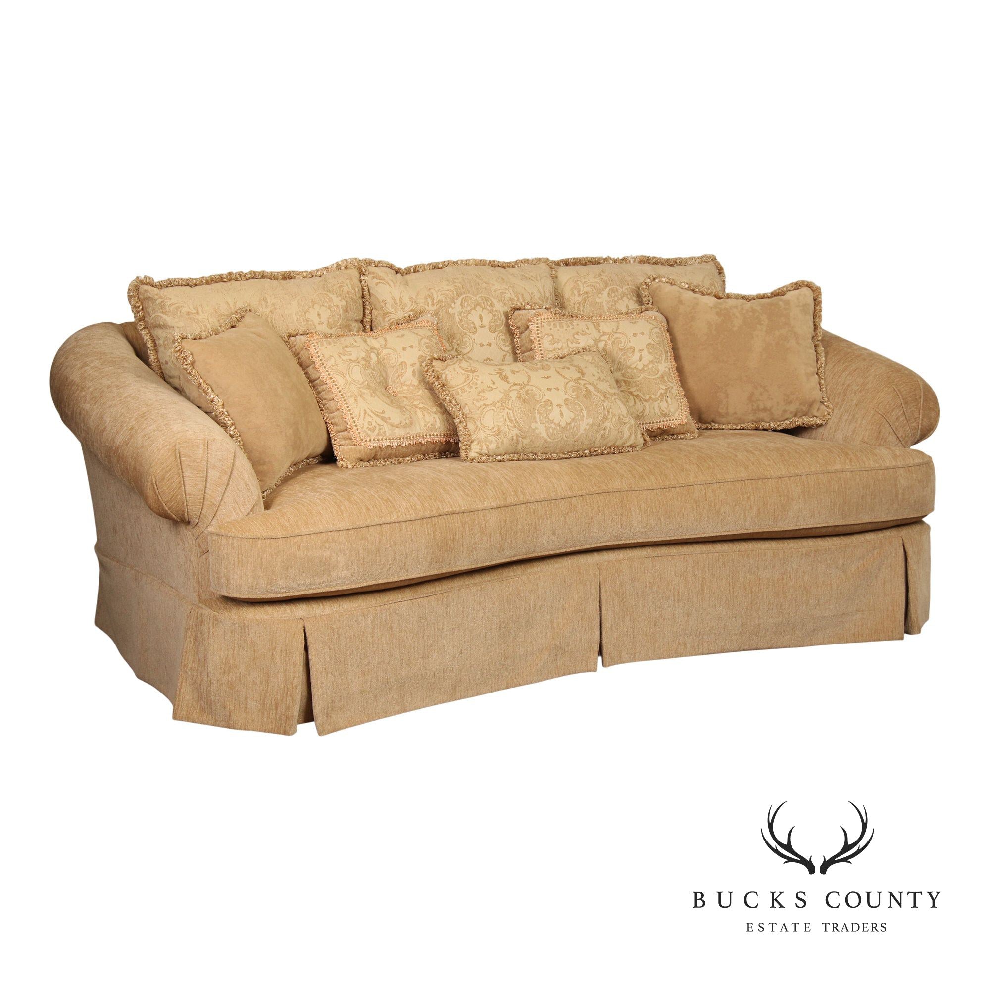 Custom Quality Traditional Upholstered Sofa