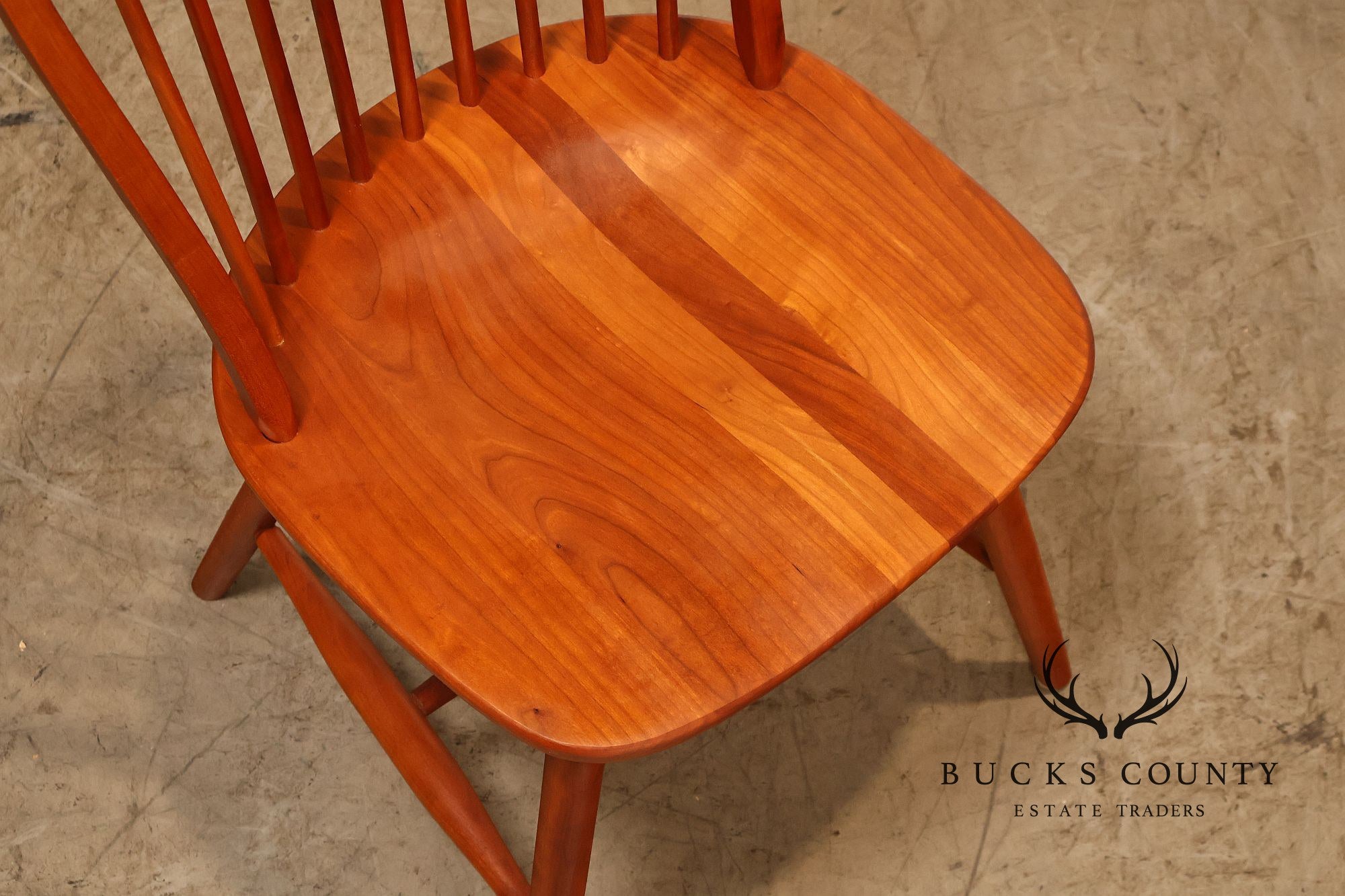 Martin’s Inc Windsor Style Set of 6 Cherry Dining Chairs