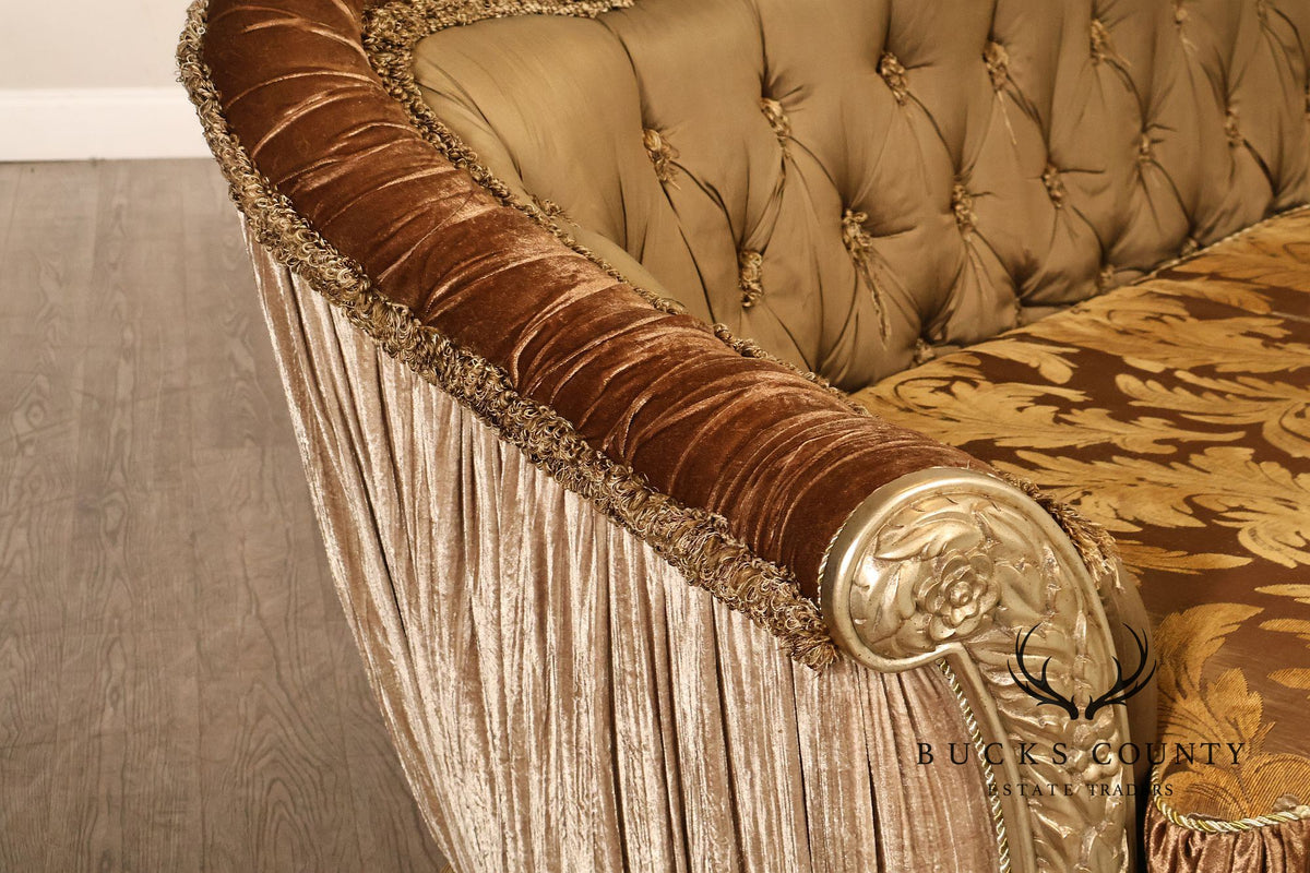 Italian Renaissance Style Upholstered Sofa