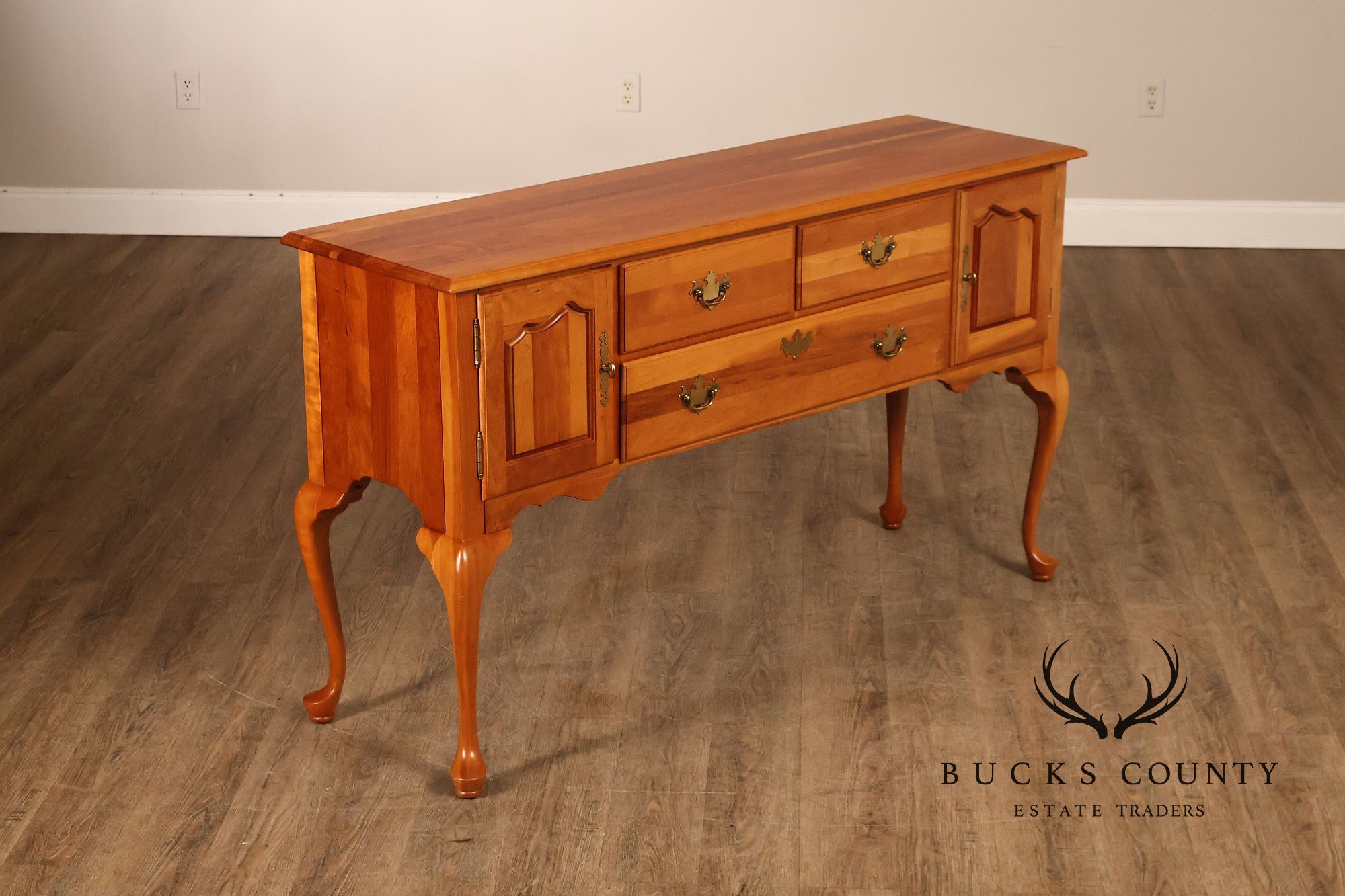 Nathan Hale Natural Finish Solid Cherry Sideboard