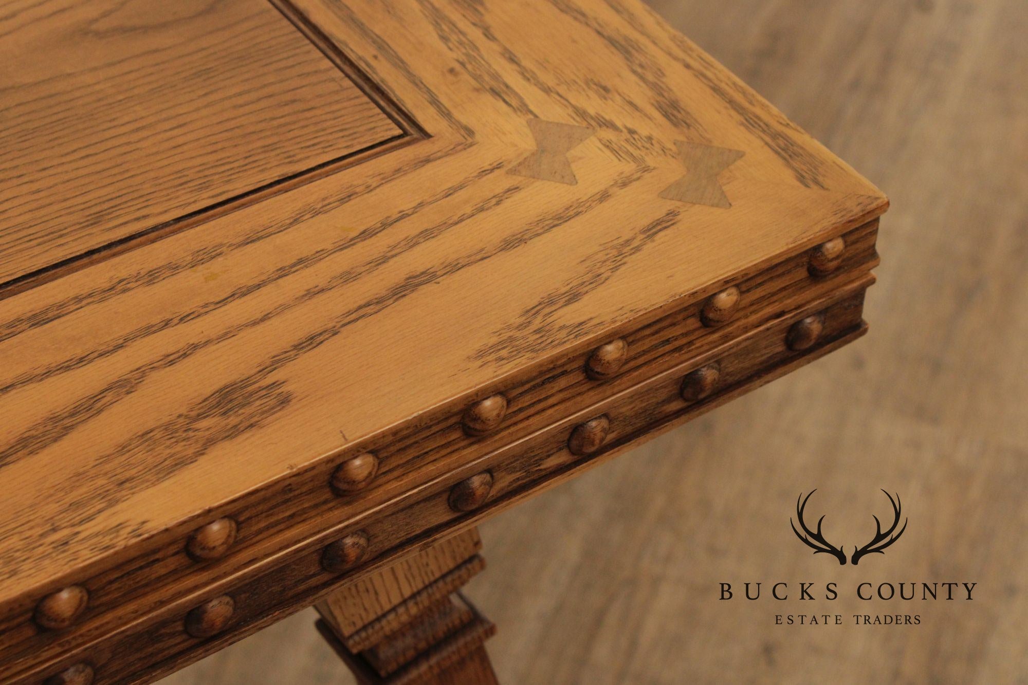 Romweber Viking Oak Draw-Leaf Dining Table