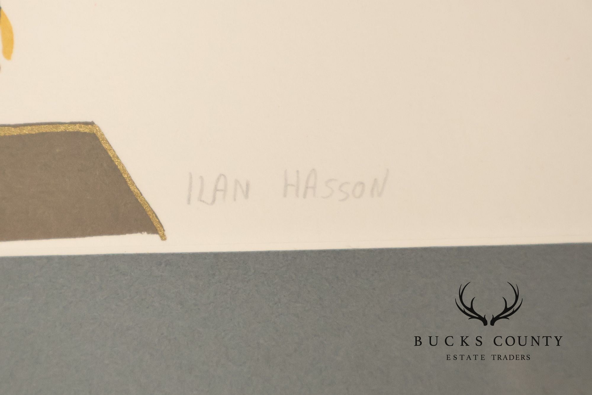 Ilan Hasson Post War Limited Edition Print, 'Waiting for Messiah'