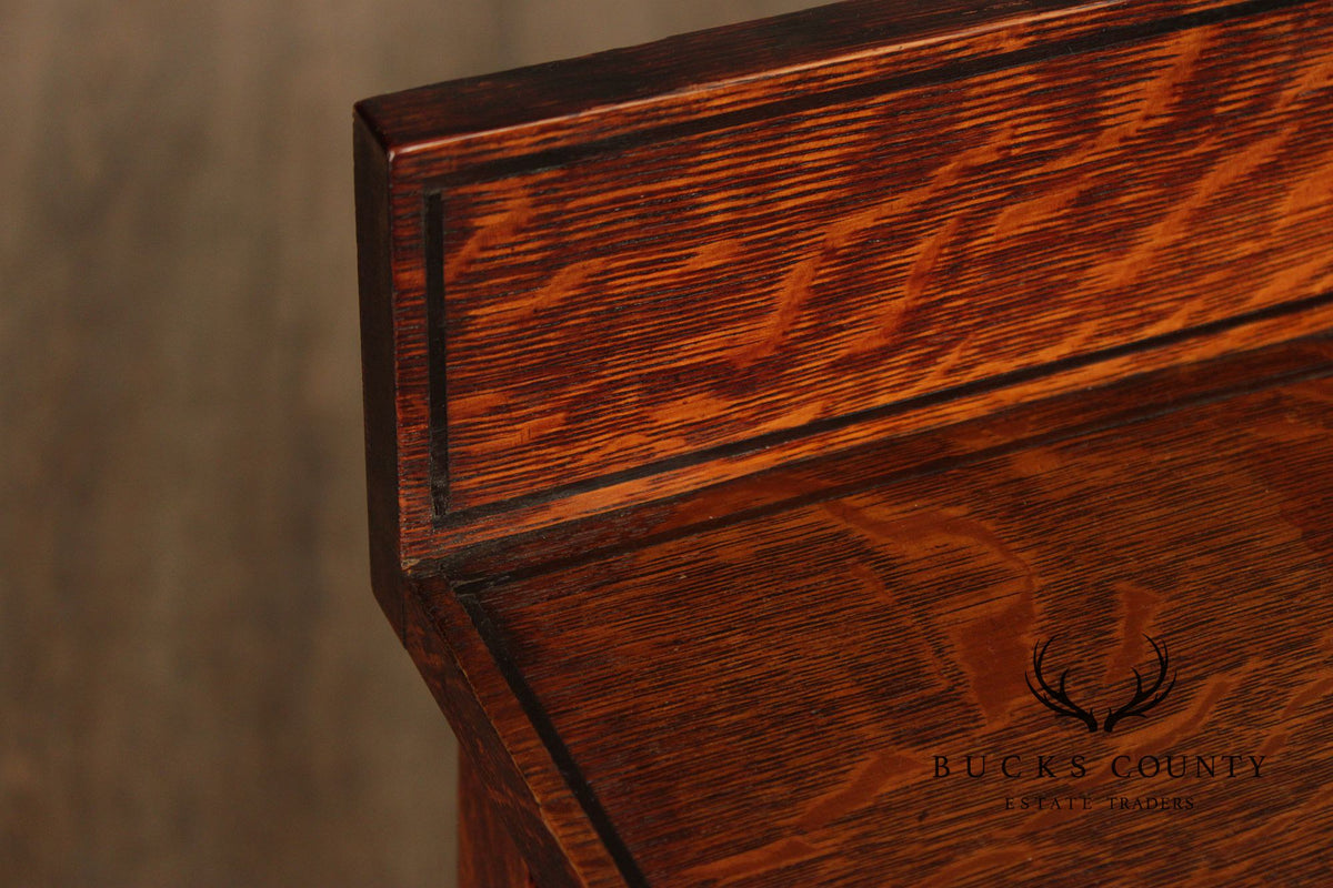 Lifetime Furniture Edwardian Oak Server With Drawer And Lower Shelf