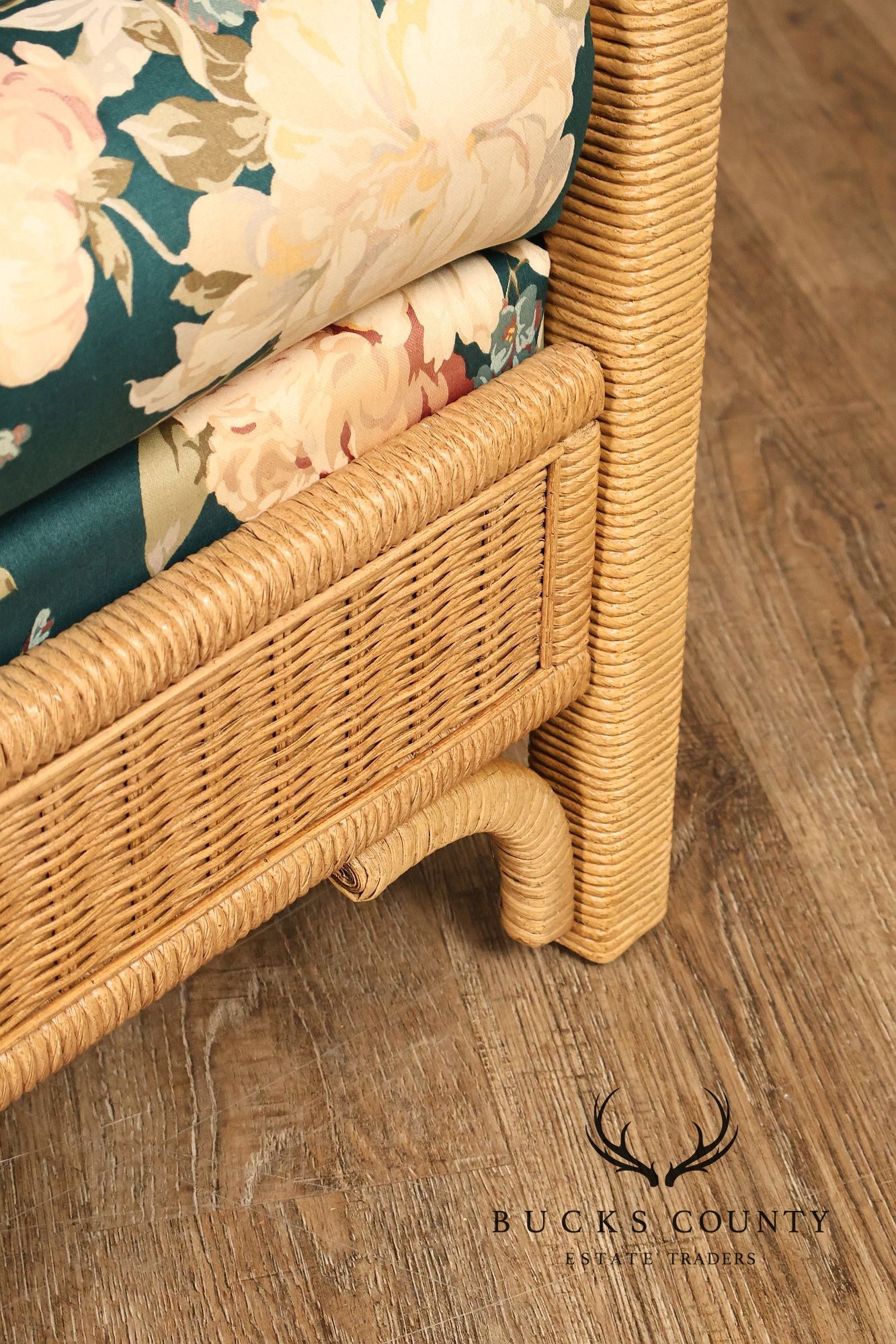 Lexington Henry Link  Furniture Wicker Upholstered Lounge Chair