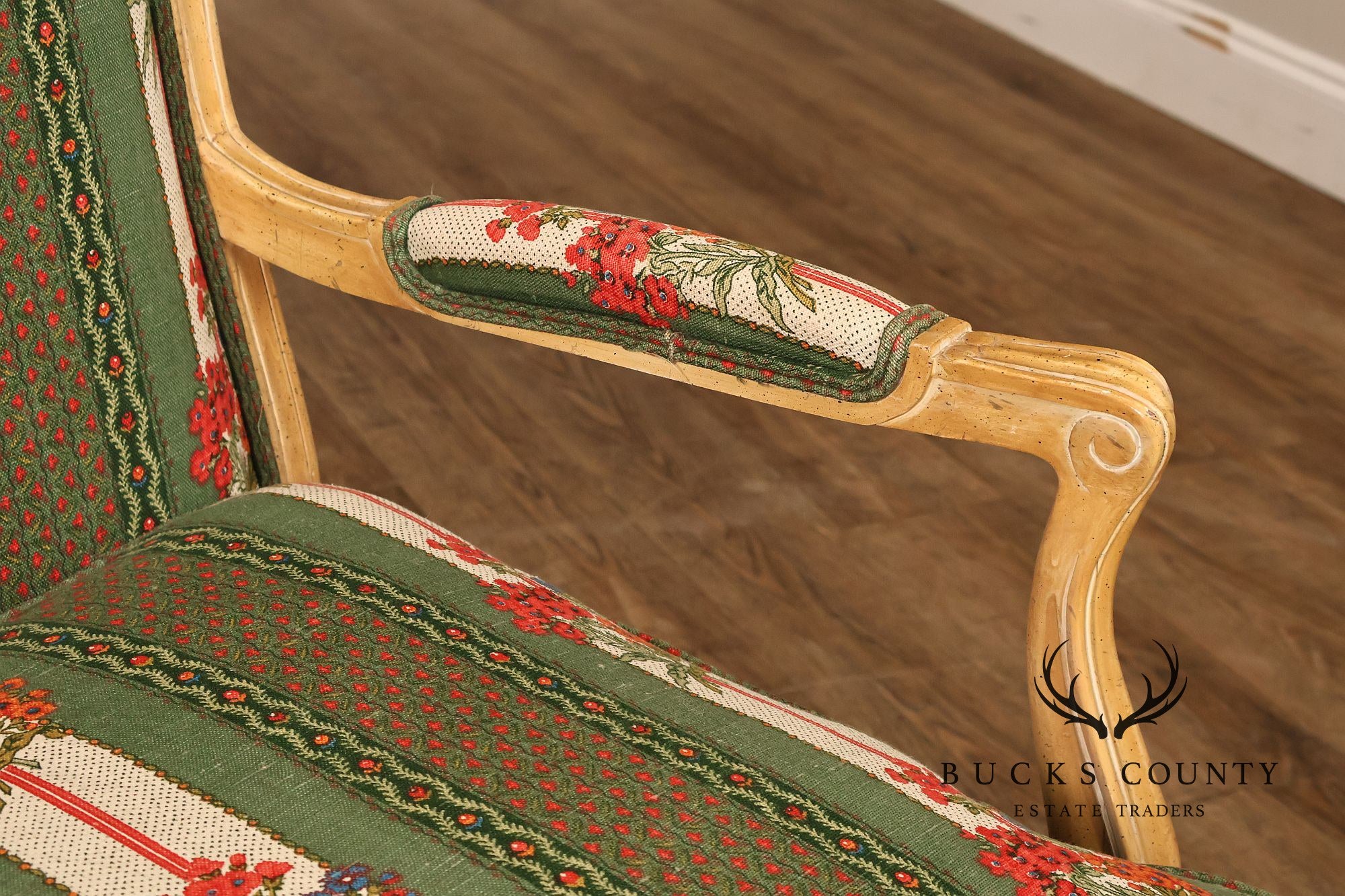 Kindel French Louis XV Style Painted Settee