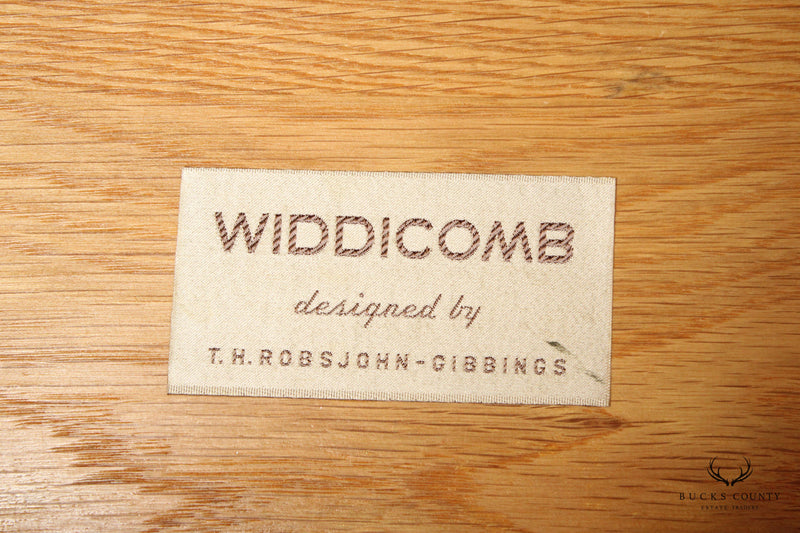 Widdicomb Mid Century Modern Pair of Walnut Open Nightstands