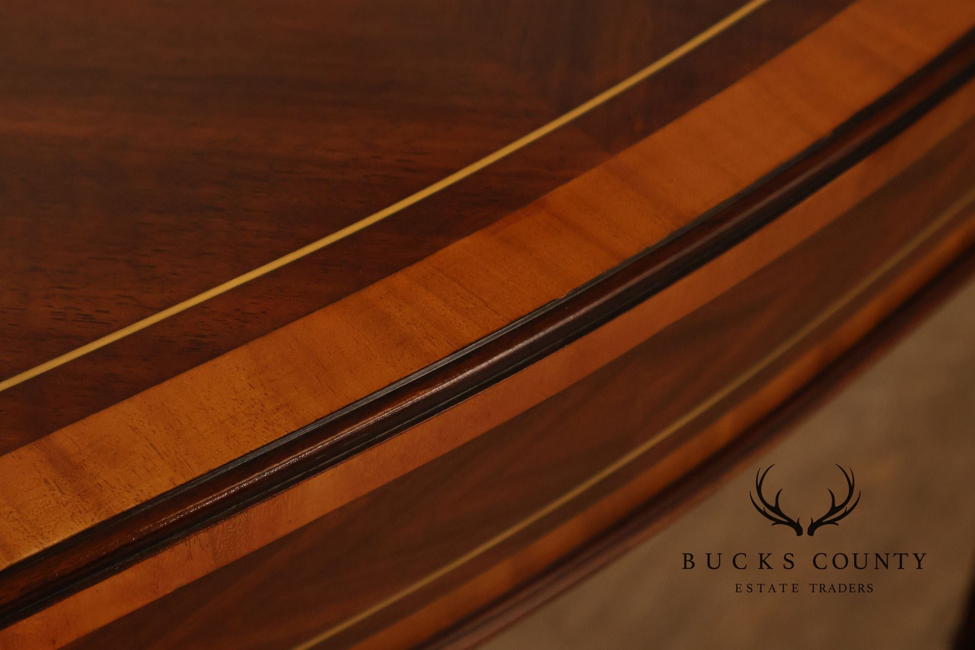 Theodore Alexander Pair of 'Adolphus' Mahogany Side Tables