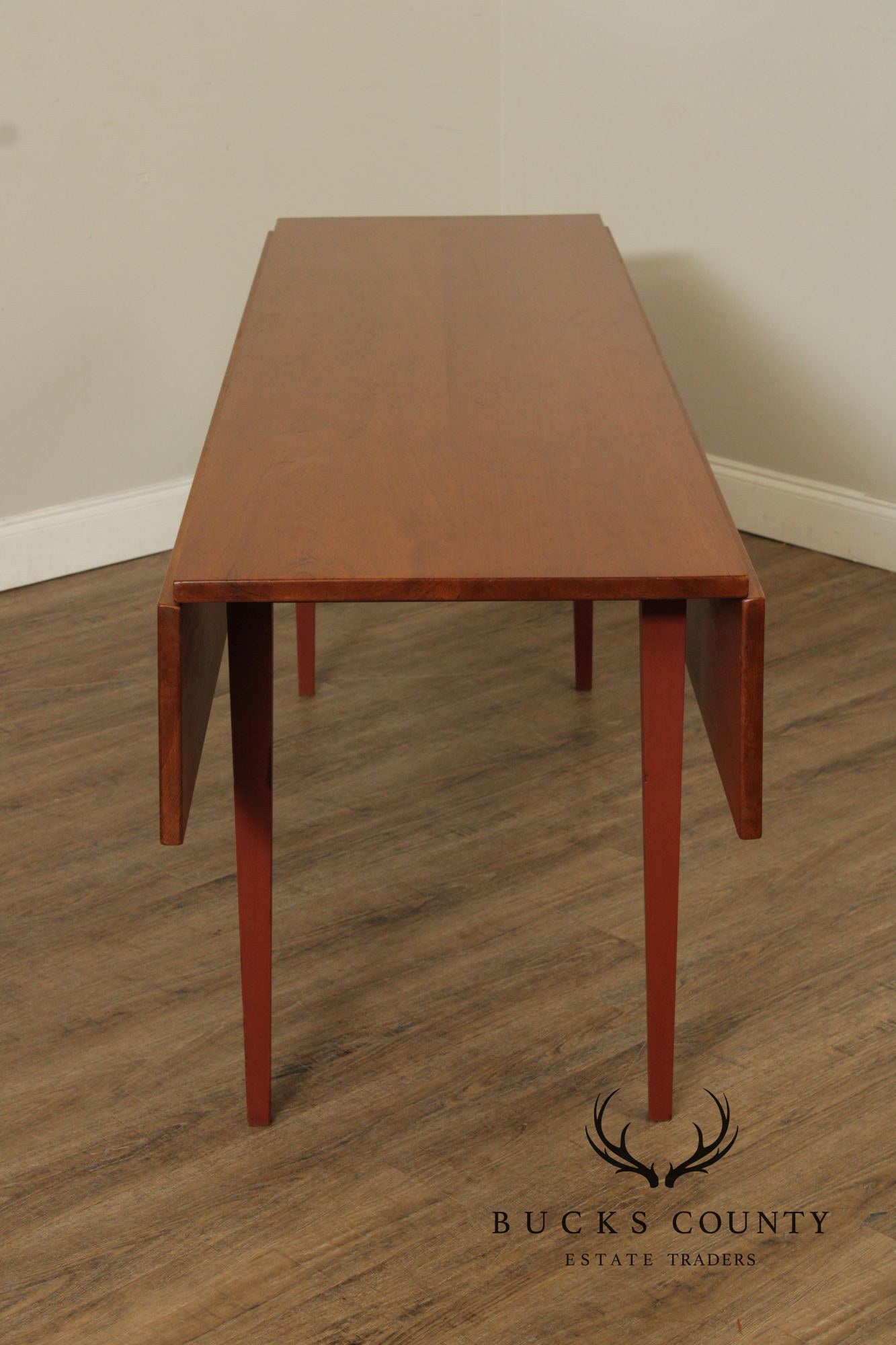 Wayne Kramer Bench Made Drop Leaf Harvest Dining Table