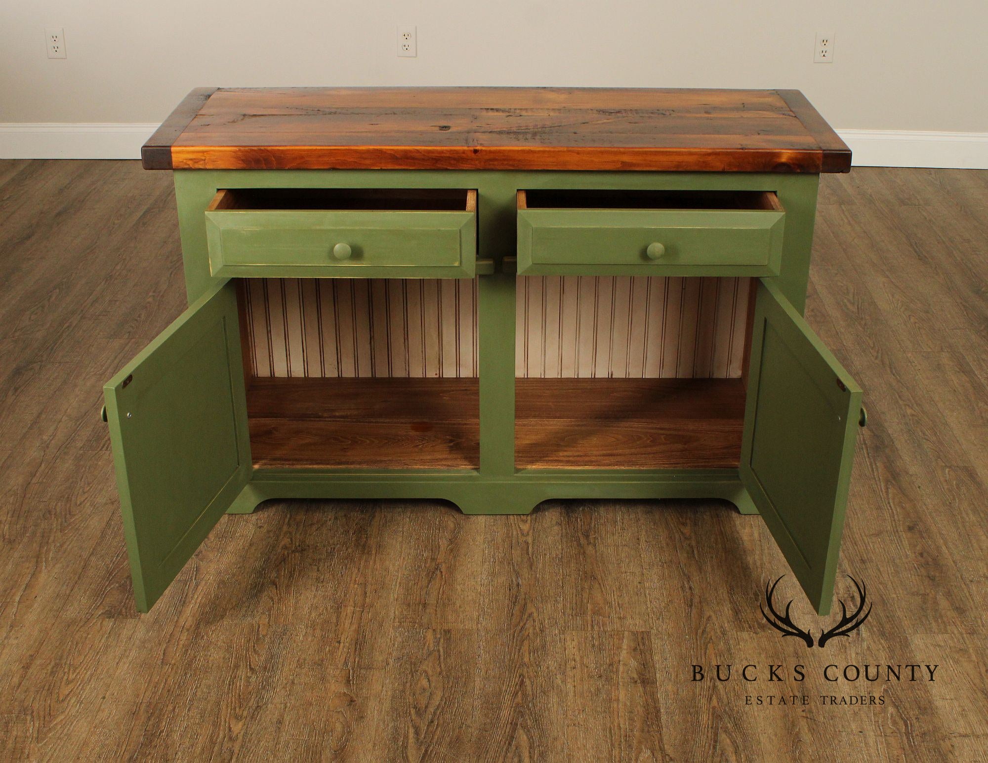 Farmhouse Style Painted Buffet Server