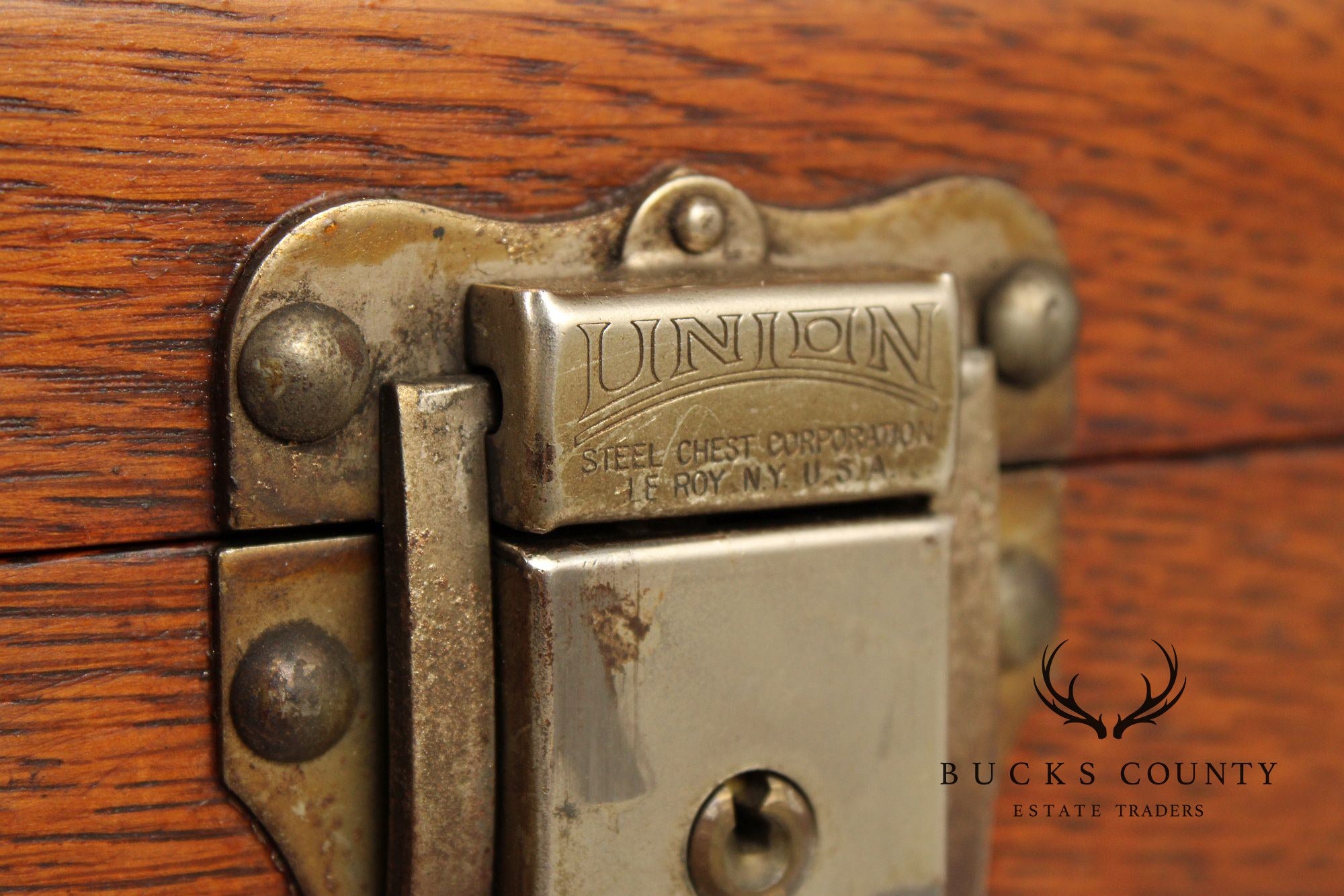 Vintage Oak Union Machinist's Tool Chest