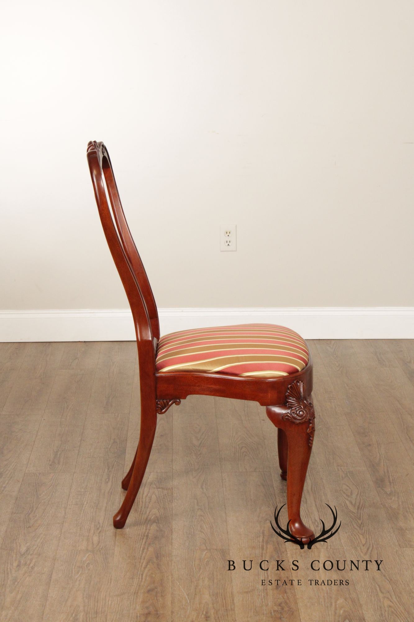 Hickory Chair Georgian Style Set of Six Mahogany Dining Chairs