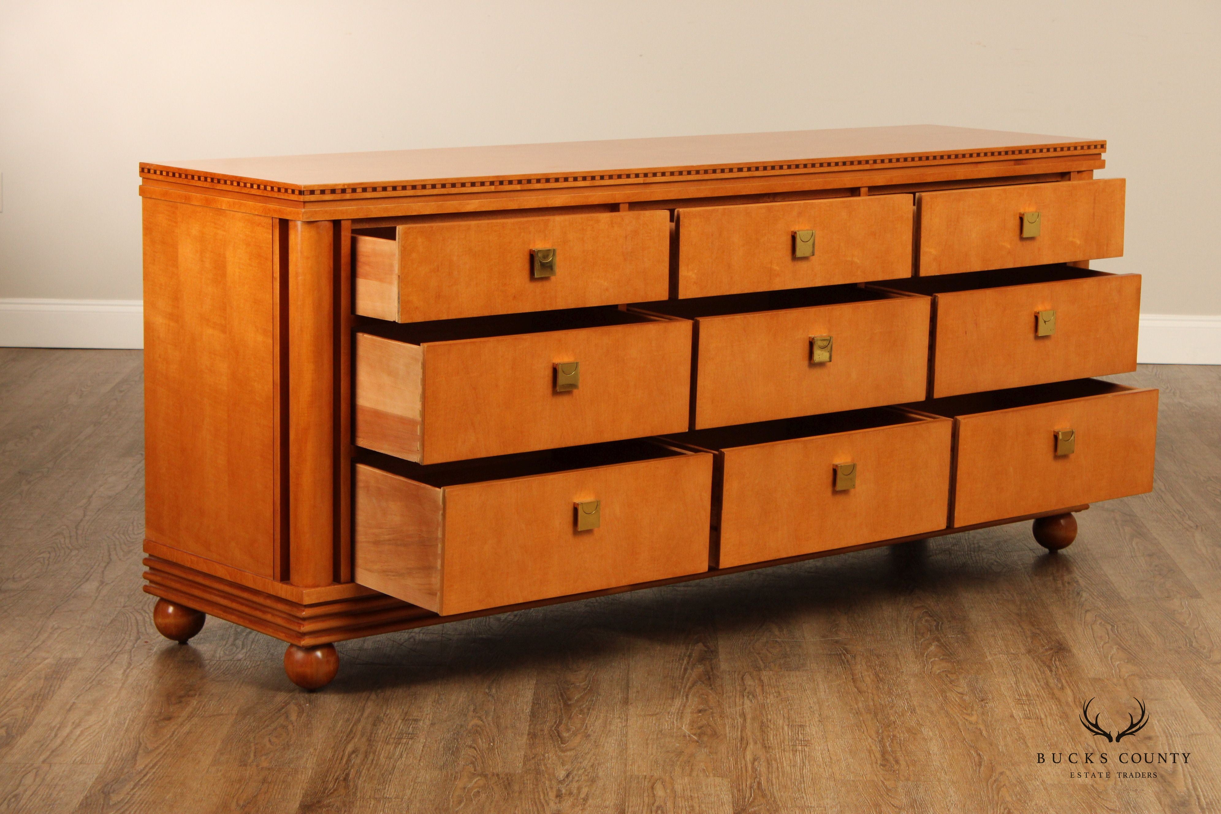 Hickory White Genesis Collection Biedermeier Style Triple Dresser