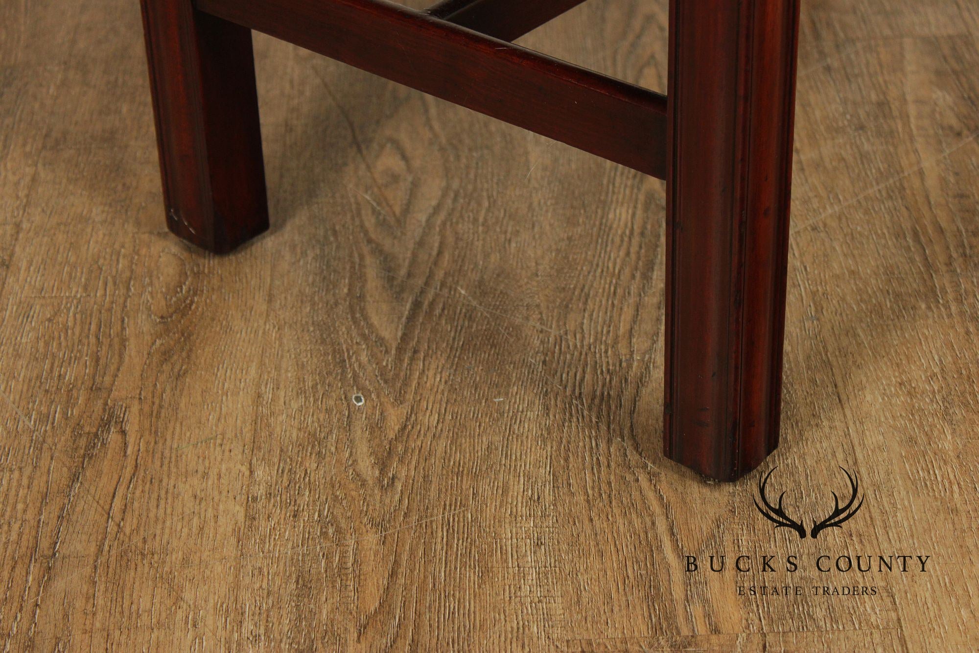 Chippendale Style Mahogany Six Legged Window Bench