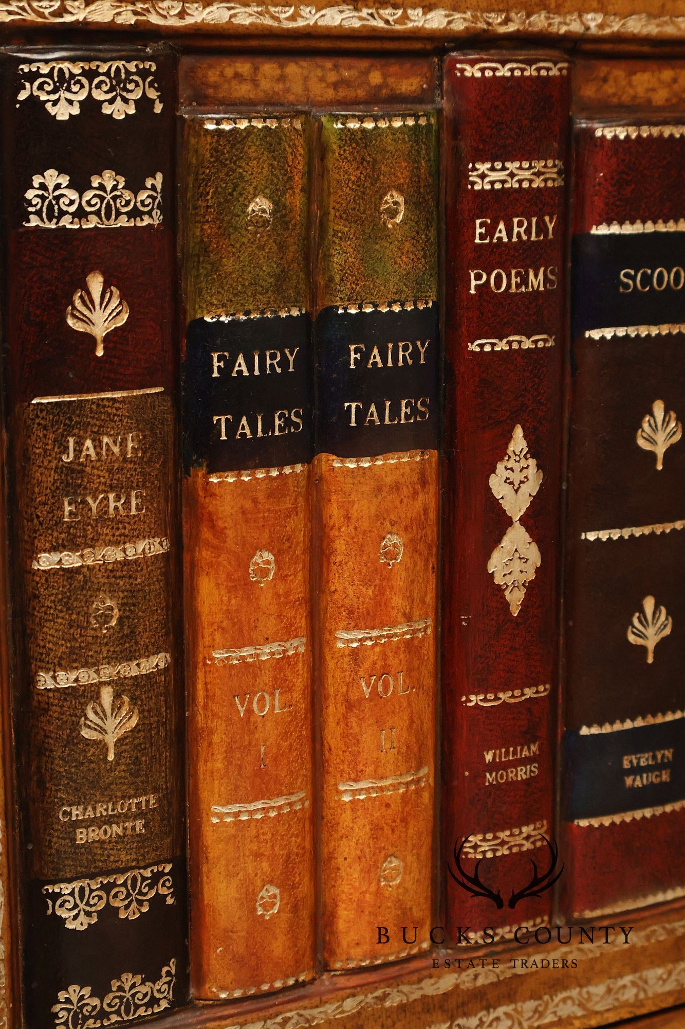 Maitland Smith Leather Wrapped Commode Cabinet