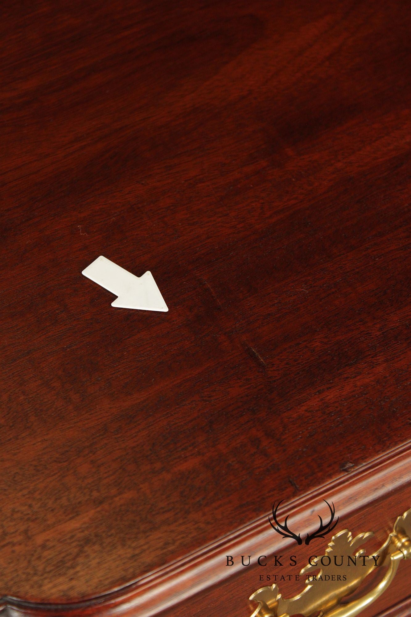 Kindel Chippendale Style Mahogany Blockfront Chest