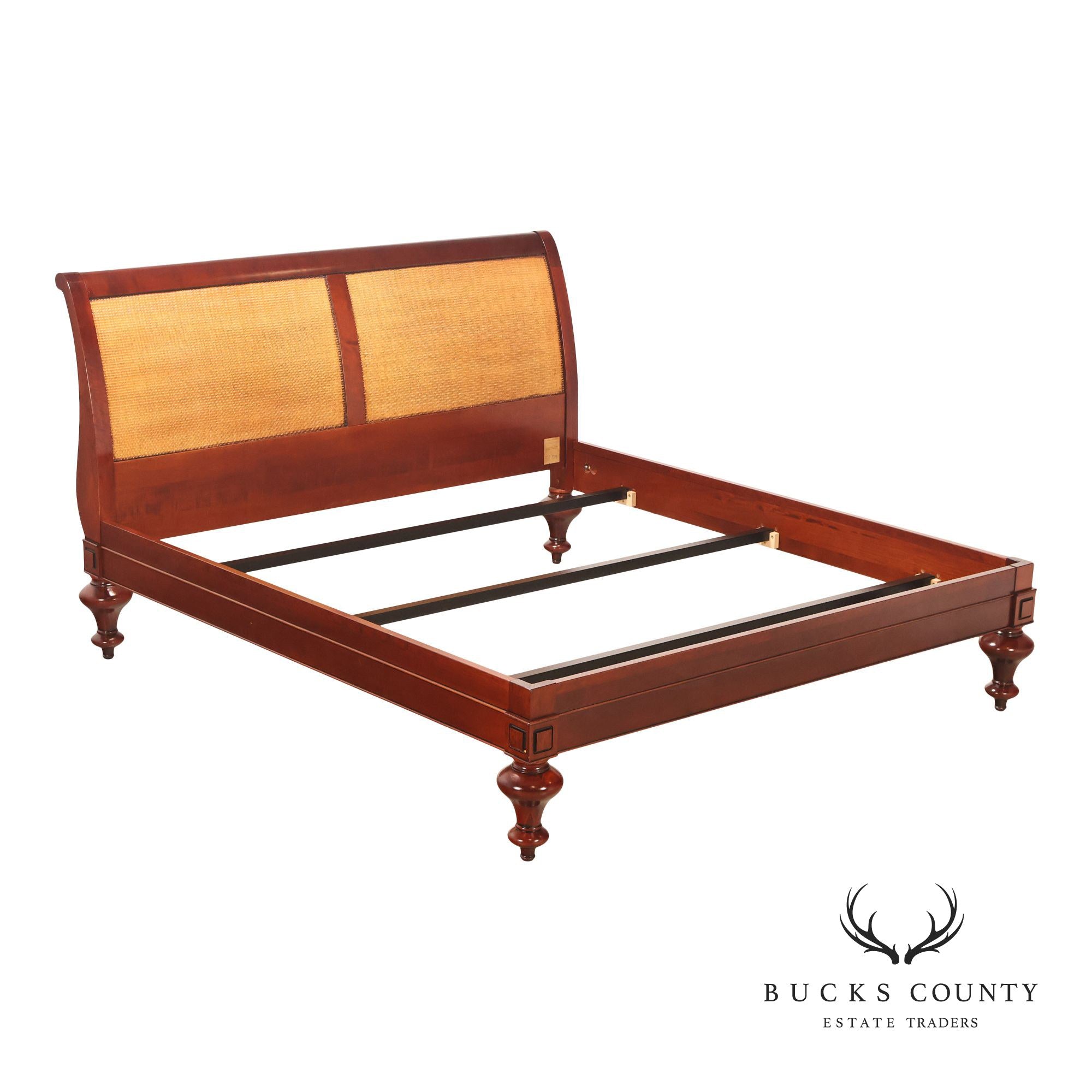 Grange Louis Philippe Style Cherry King Sleigh Bed