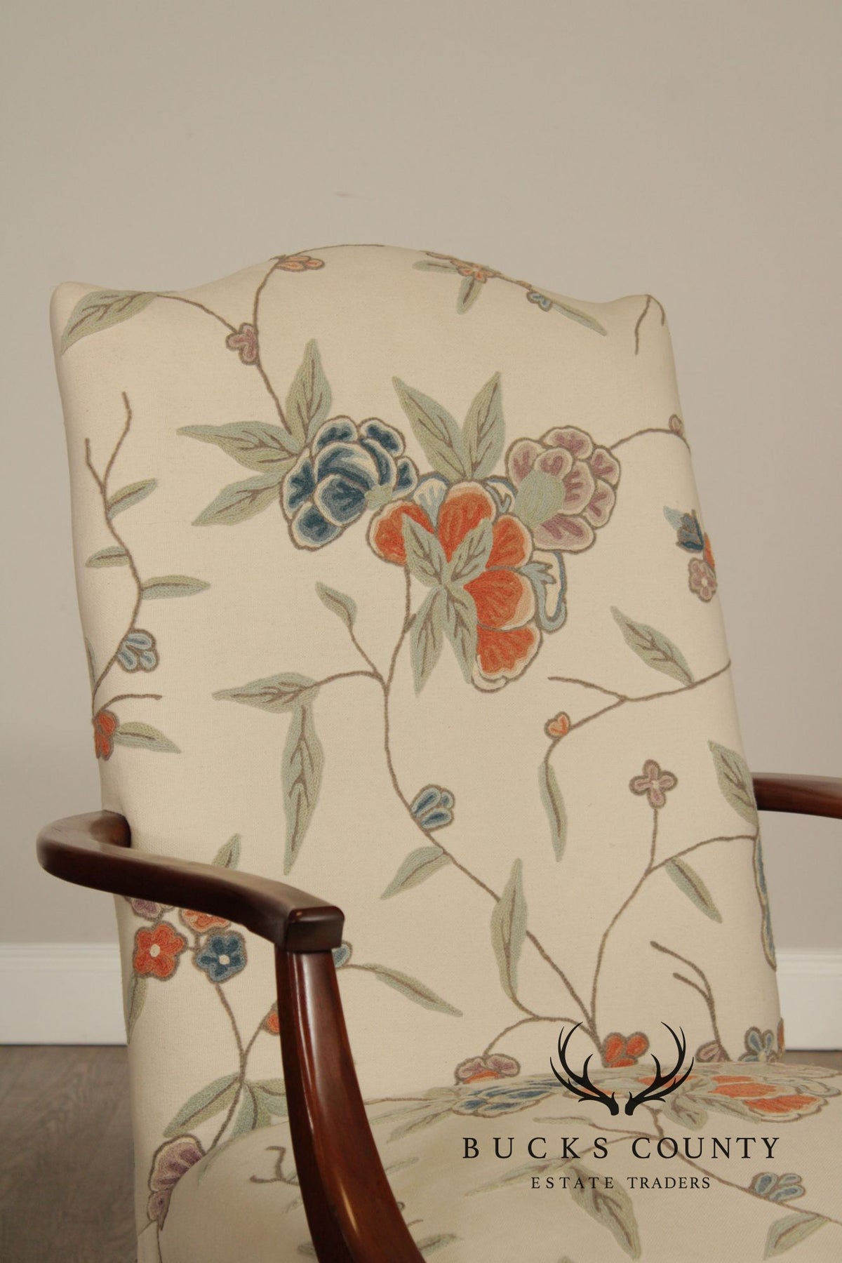 Statesville Ross Traditional Upholstered Pair of Lolling Chairs