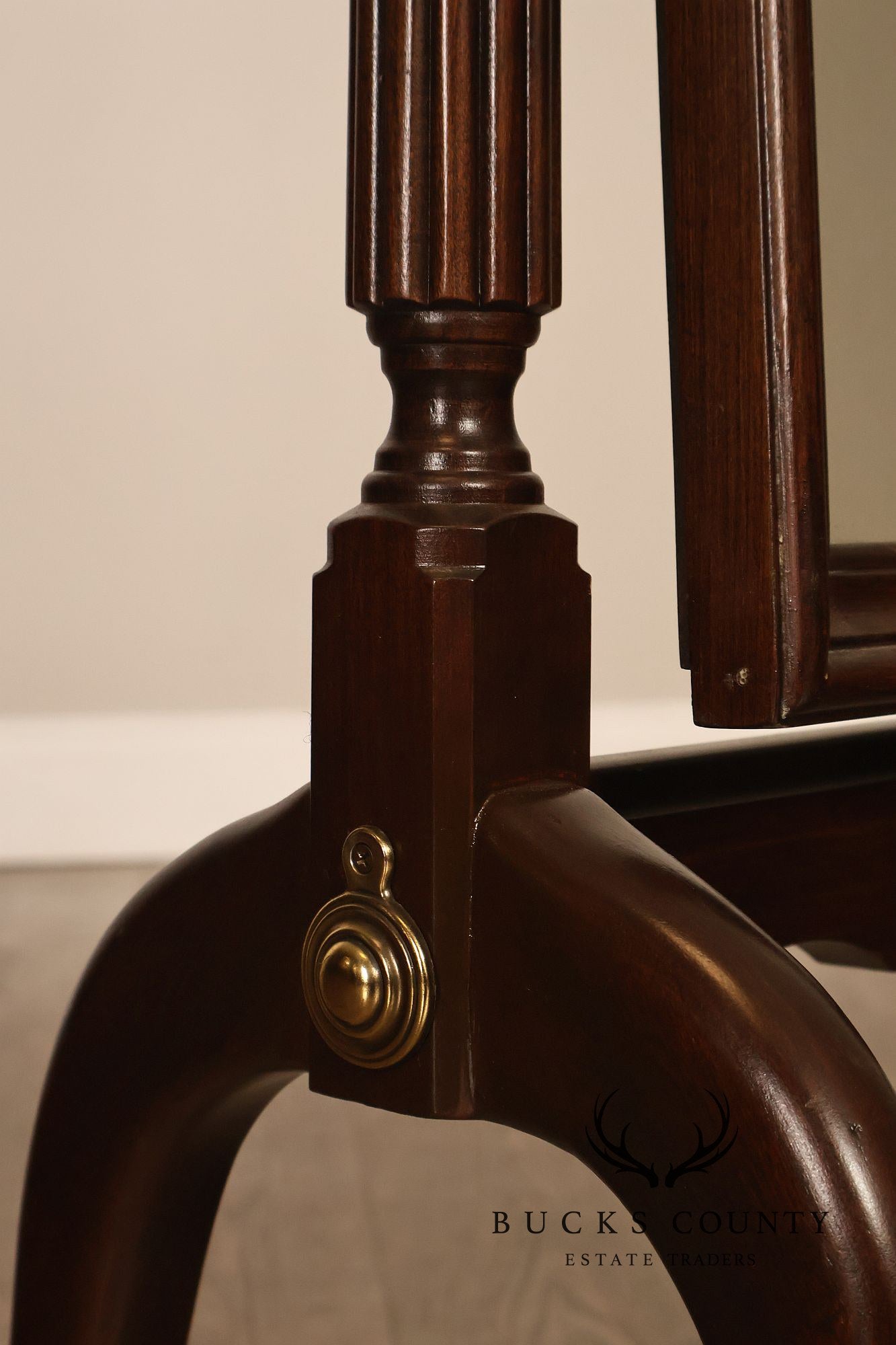 Ethan Allen Georgian Court Cherry Cheval Floor Mirror