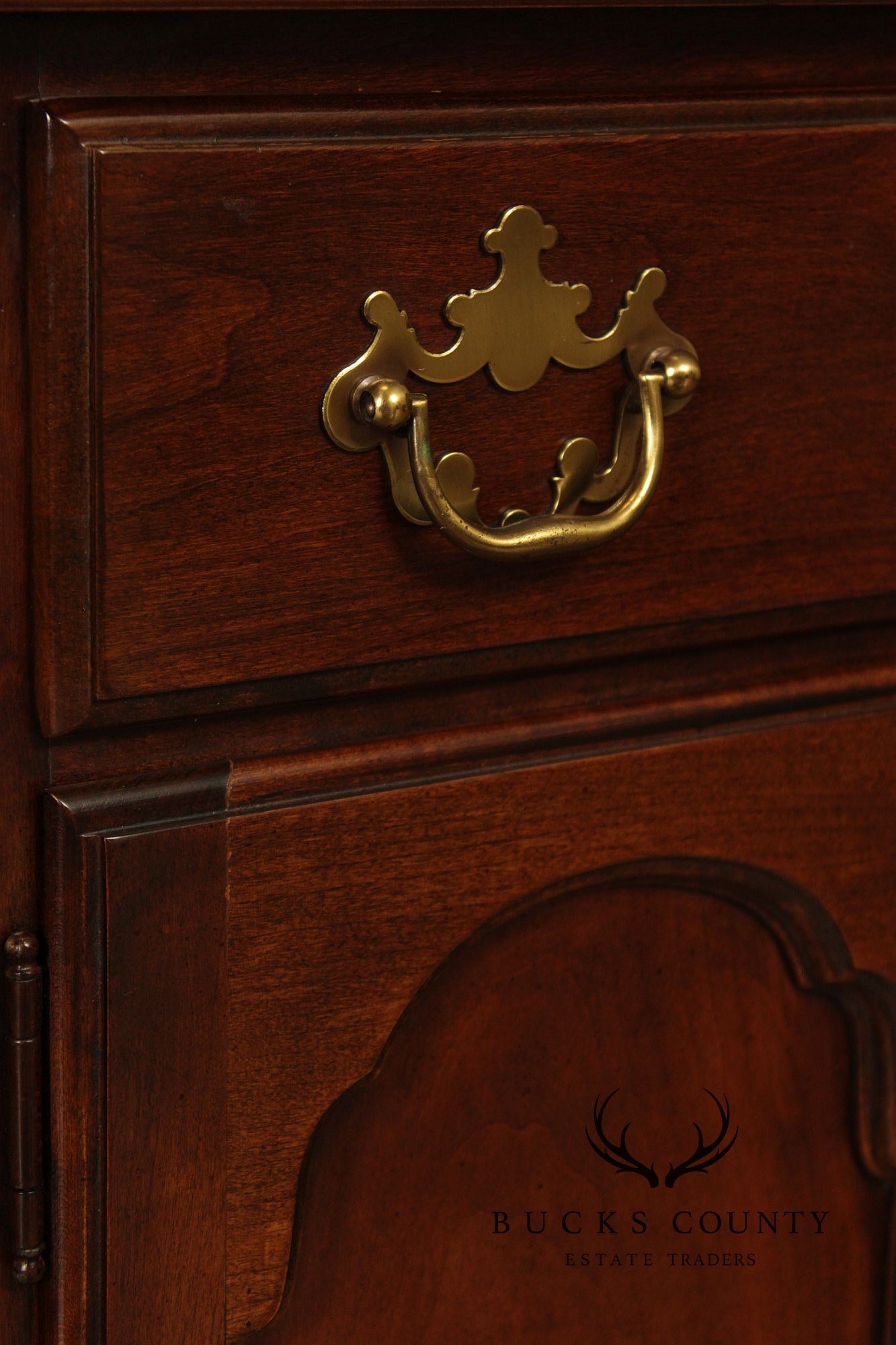 Drexel Cherry Traditional Style Pair Of Nightstands