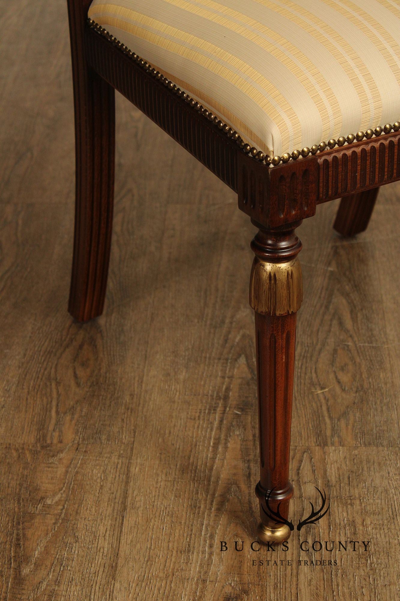 Italian Neoclassical Style Pair of Side Chairs