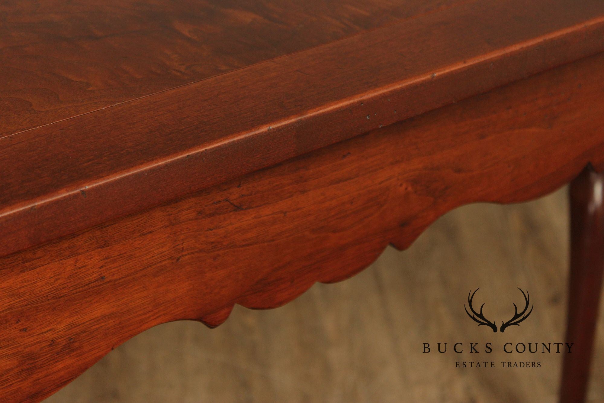 French Country Style Walnut Console Table