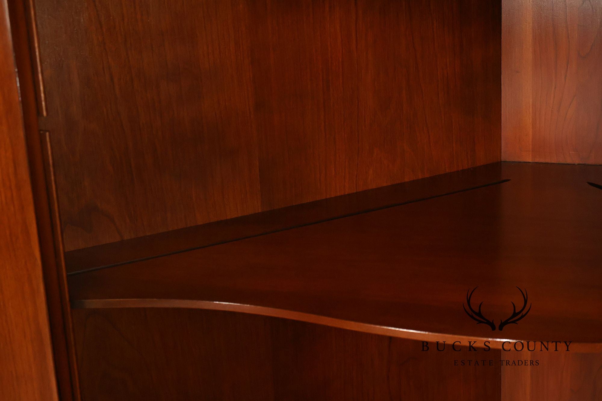 Henkel Harris Cherry Nine Pane Chippendale Style Corner Cabinet