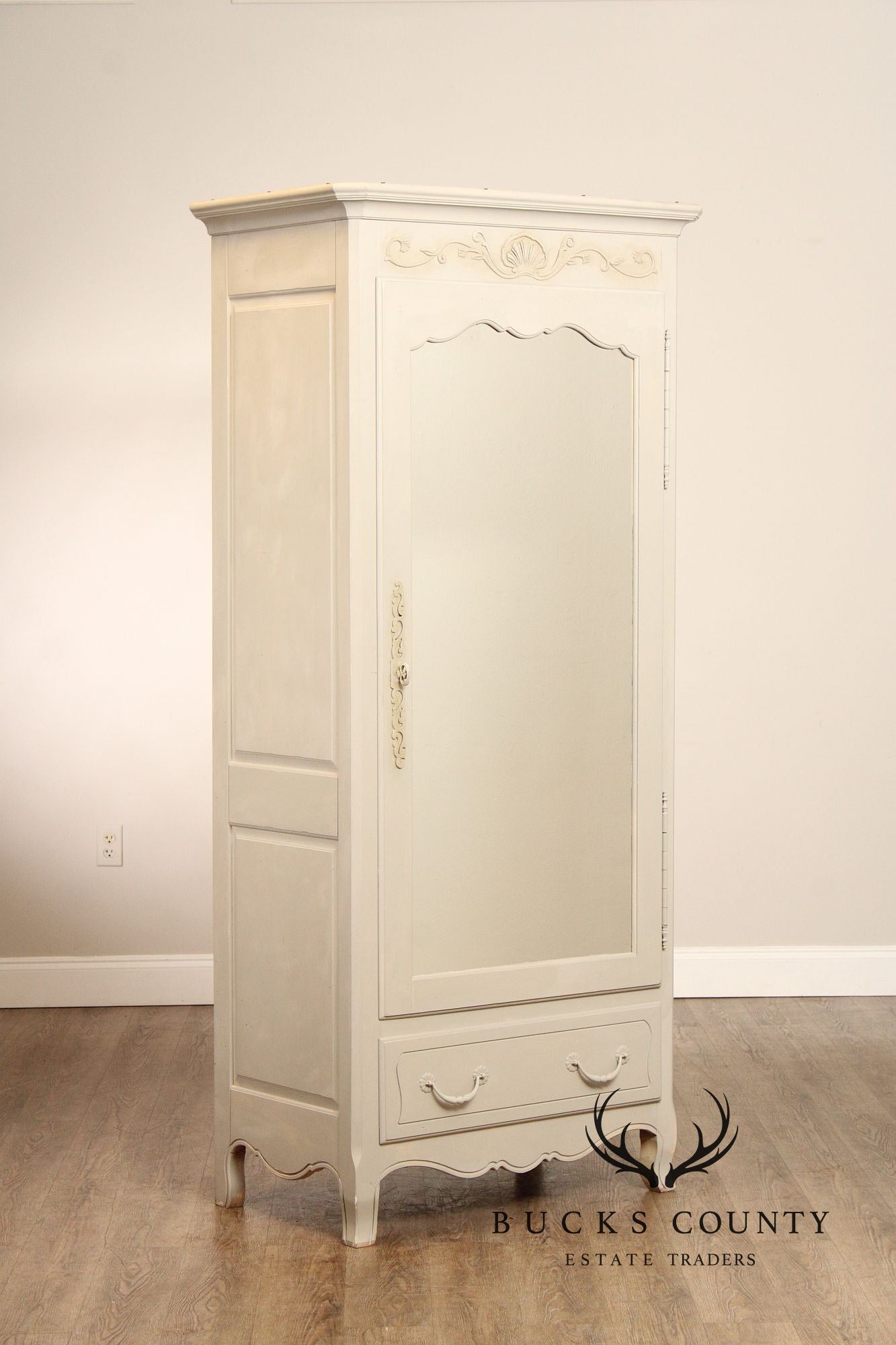 Ethan Allen French Country Style 'Legacy' Painted Wardrobe