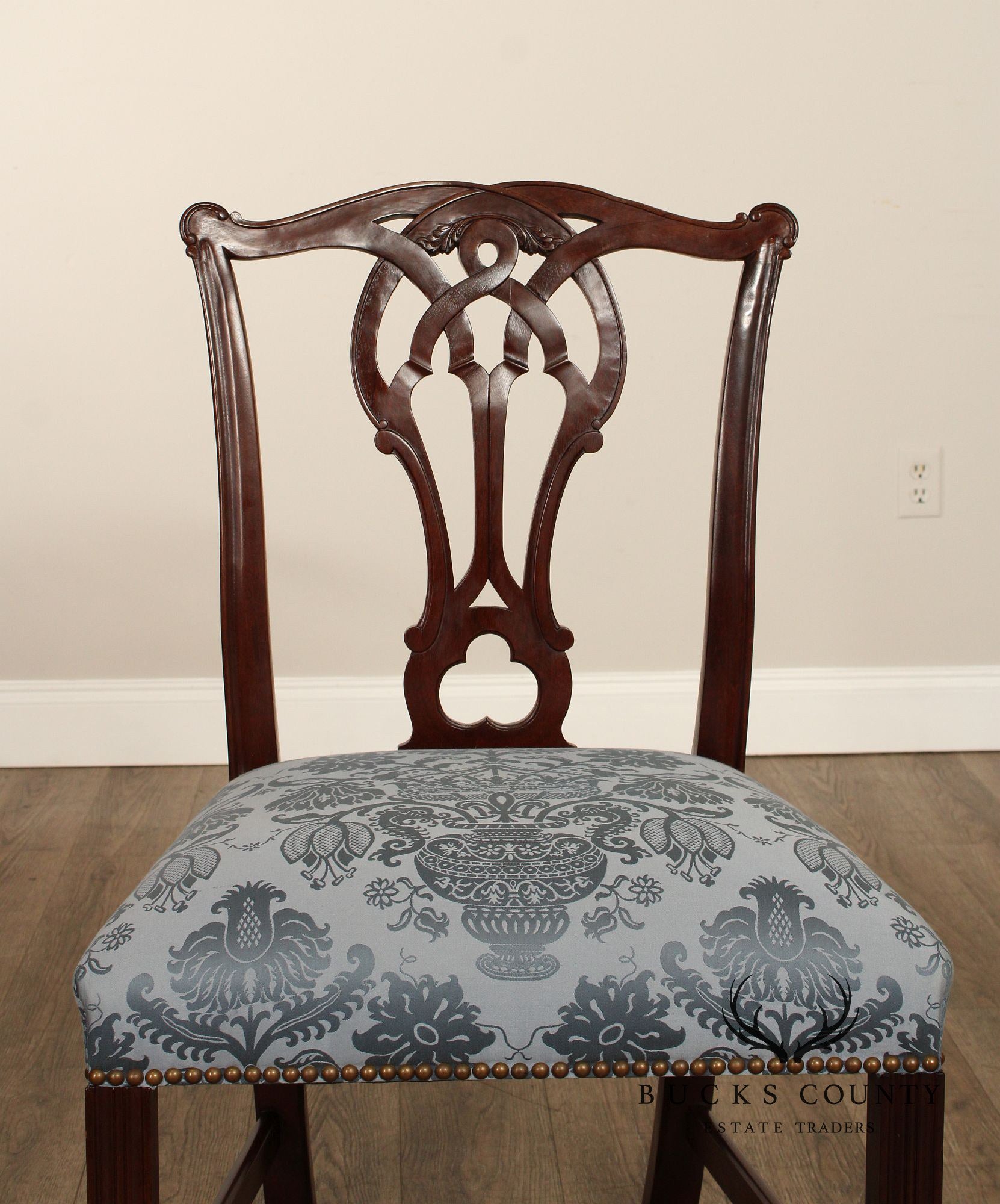 Stickley Colonial Williamsburg Pair of Mahogany Side Chairs