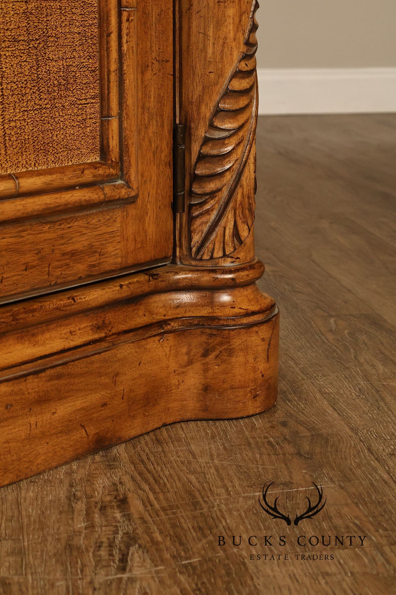 Tommy Bahama Home By Lexington Bow Front Linen Press Storage Armoire Cabinet