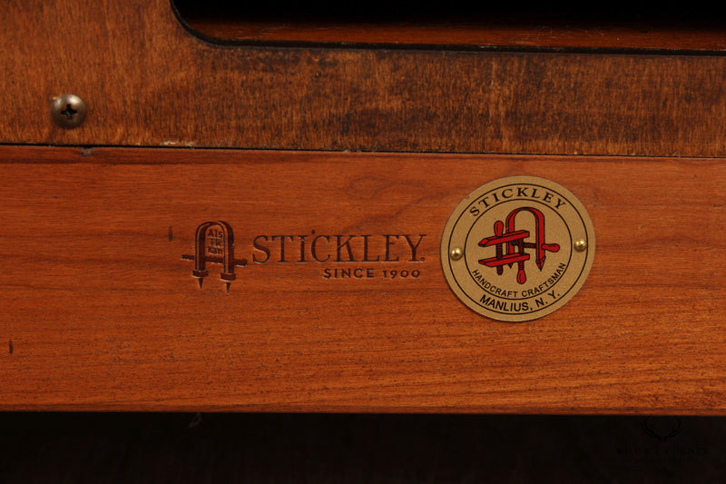 Stickley Mission Collection Oak Sliding Door TV Console