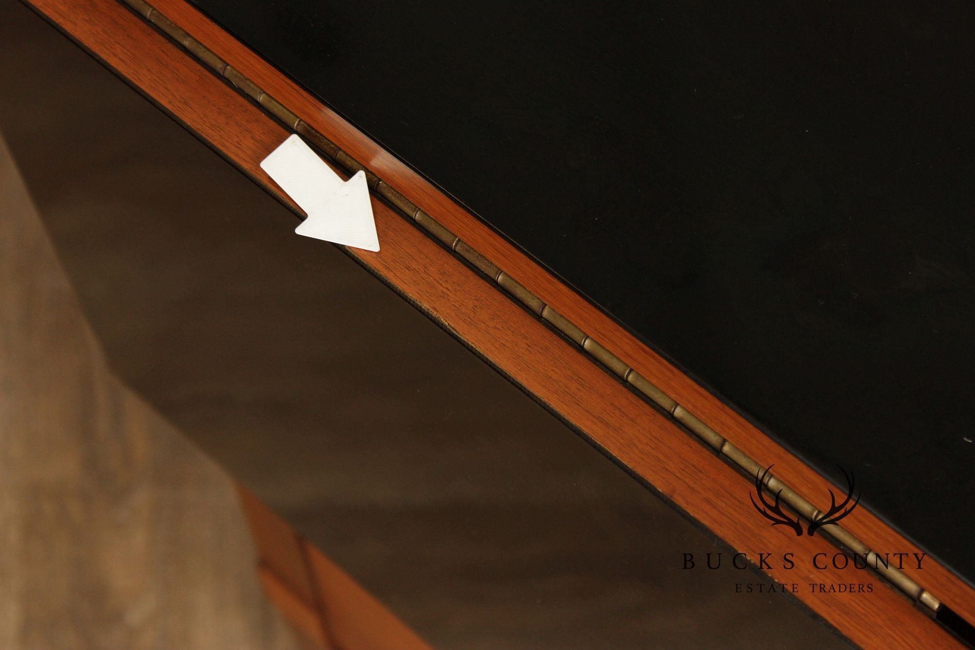 Baker Furniture Milling Road Directoire Style Walnut Rolling Server