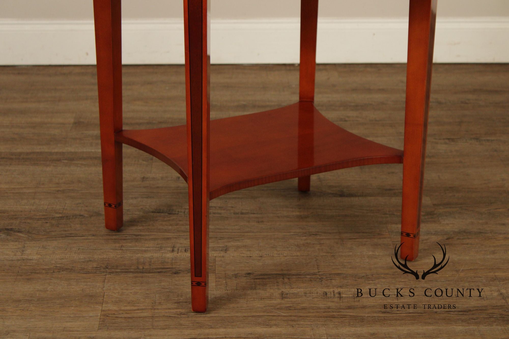 Kindel Federal Style Oval Inlaid End Table