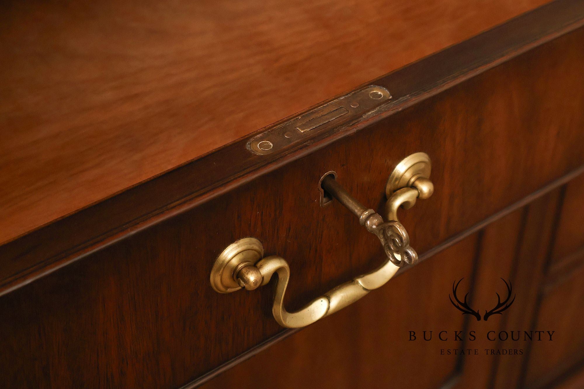Kittinger Georgian Style Mahogany Office Credenza