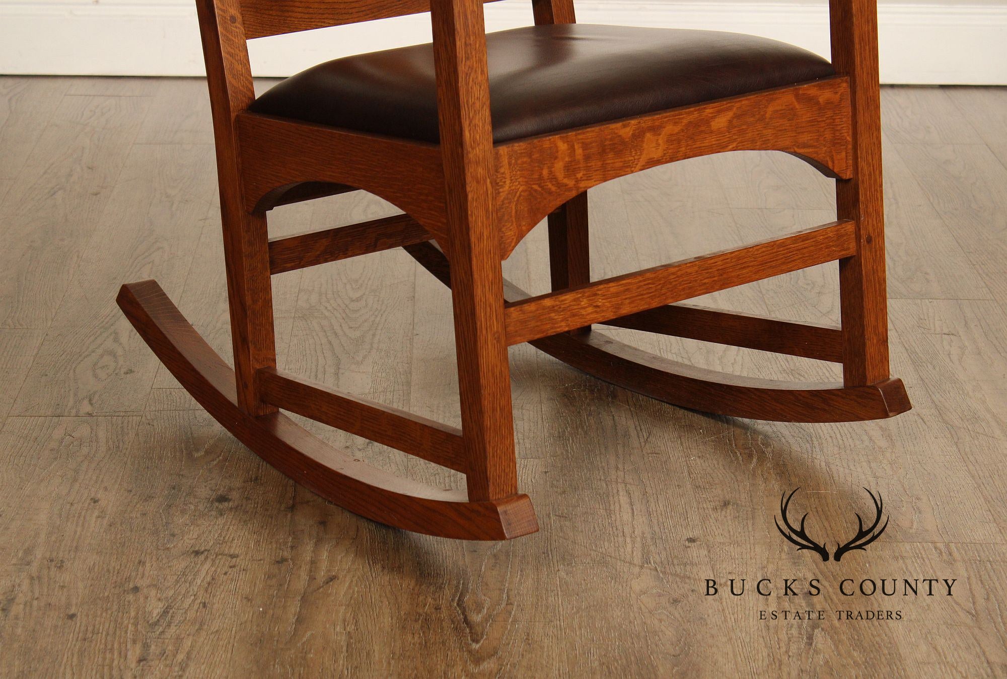 Stickley Mission Collection Harvey Ellis Oak Rocking Chair