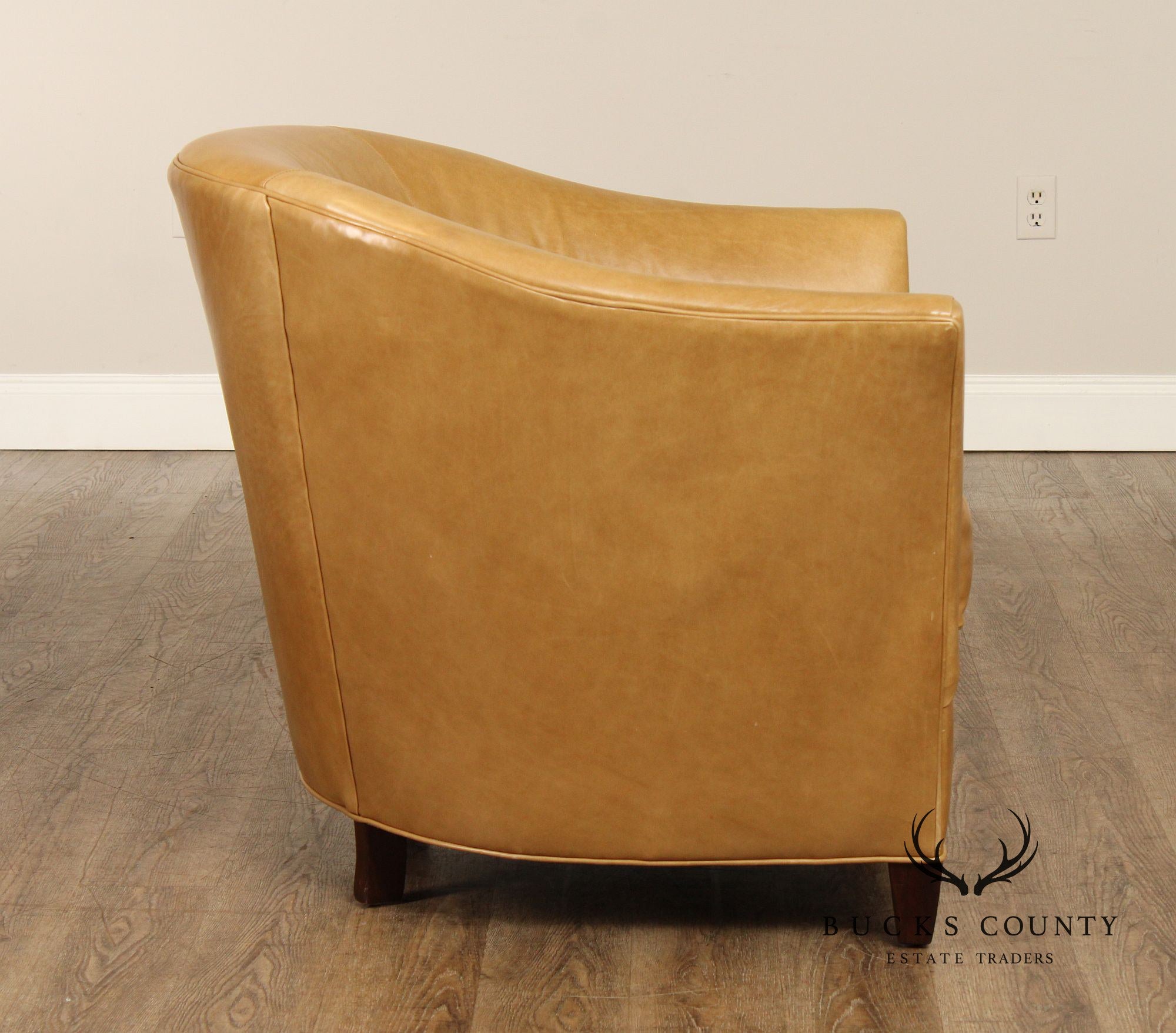 C.R. Laine Leather Club Chair