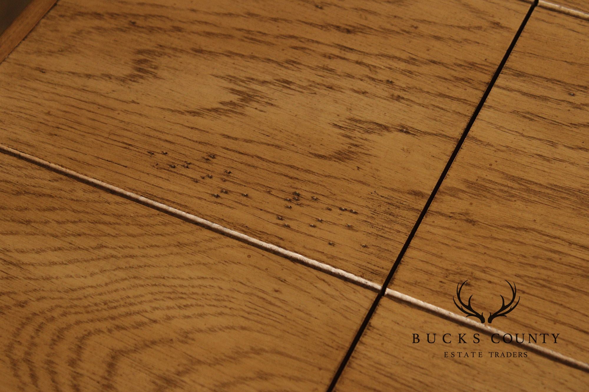 Bernhardt Spanish Revival Style Oak Extension Dining Table