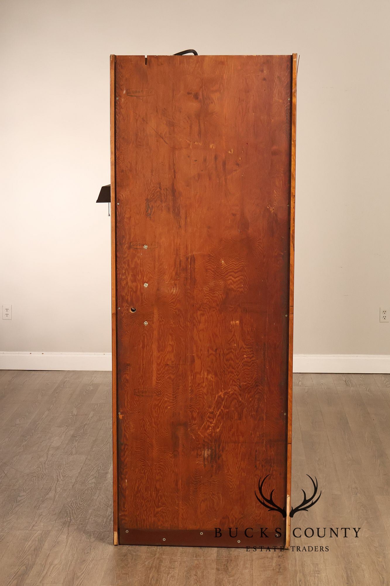 Pacific Bell Wooden Telephone Booth With Coin Operated Payphone