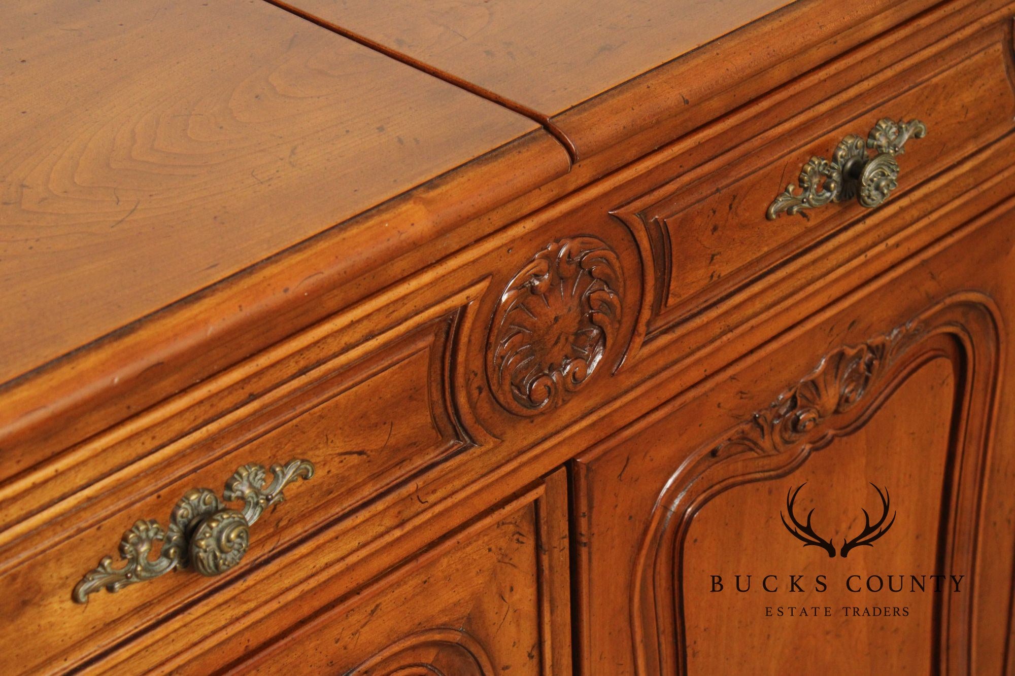 Henredon French Provincial Style Flip Top Server