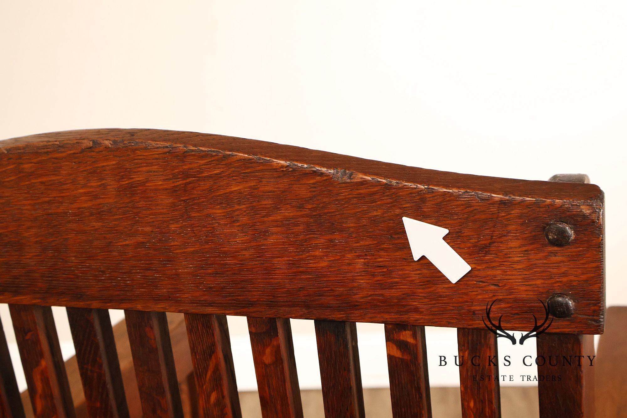 Michigan Chair Company Arts And Crafts Oak Armchair