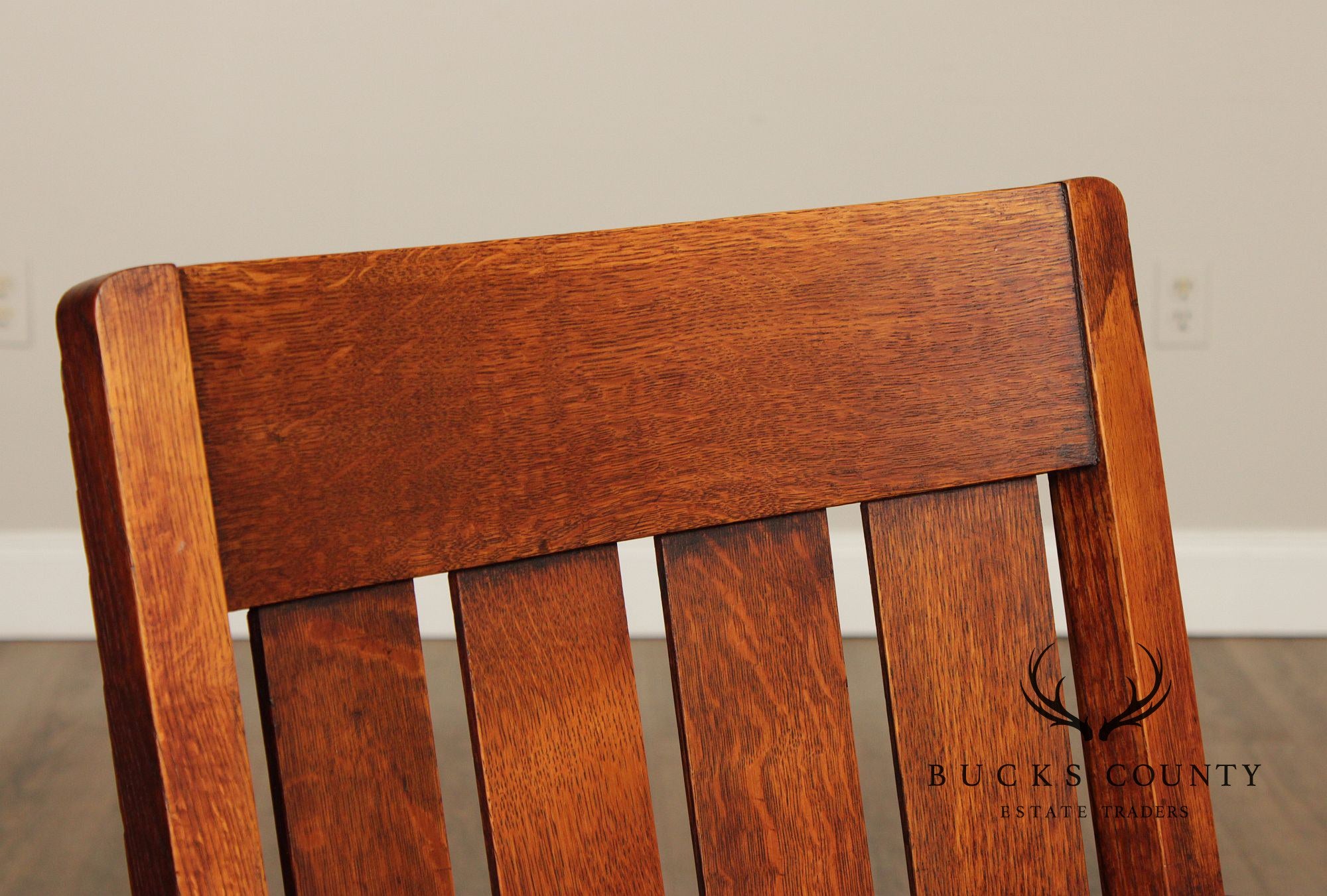 Antique Mission Oak Armchair