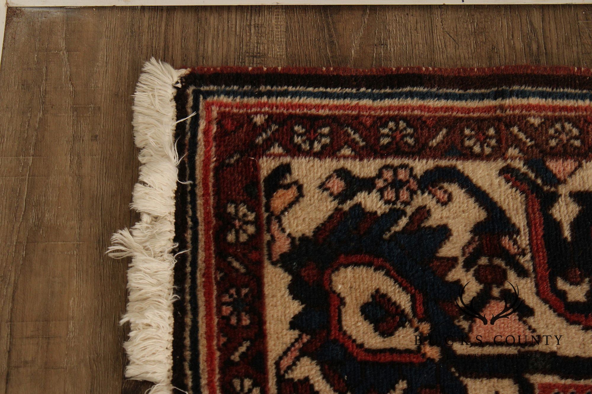 Vintage Persian Hand Knotted  Heriz Area Rug 8' 9" x 11' 11"