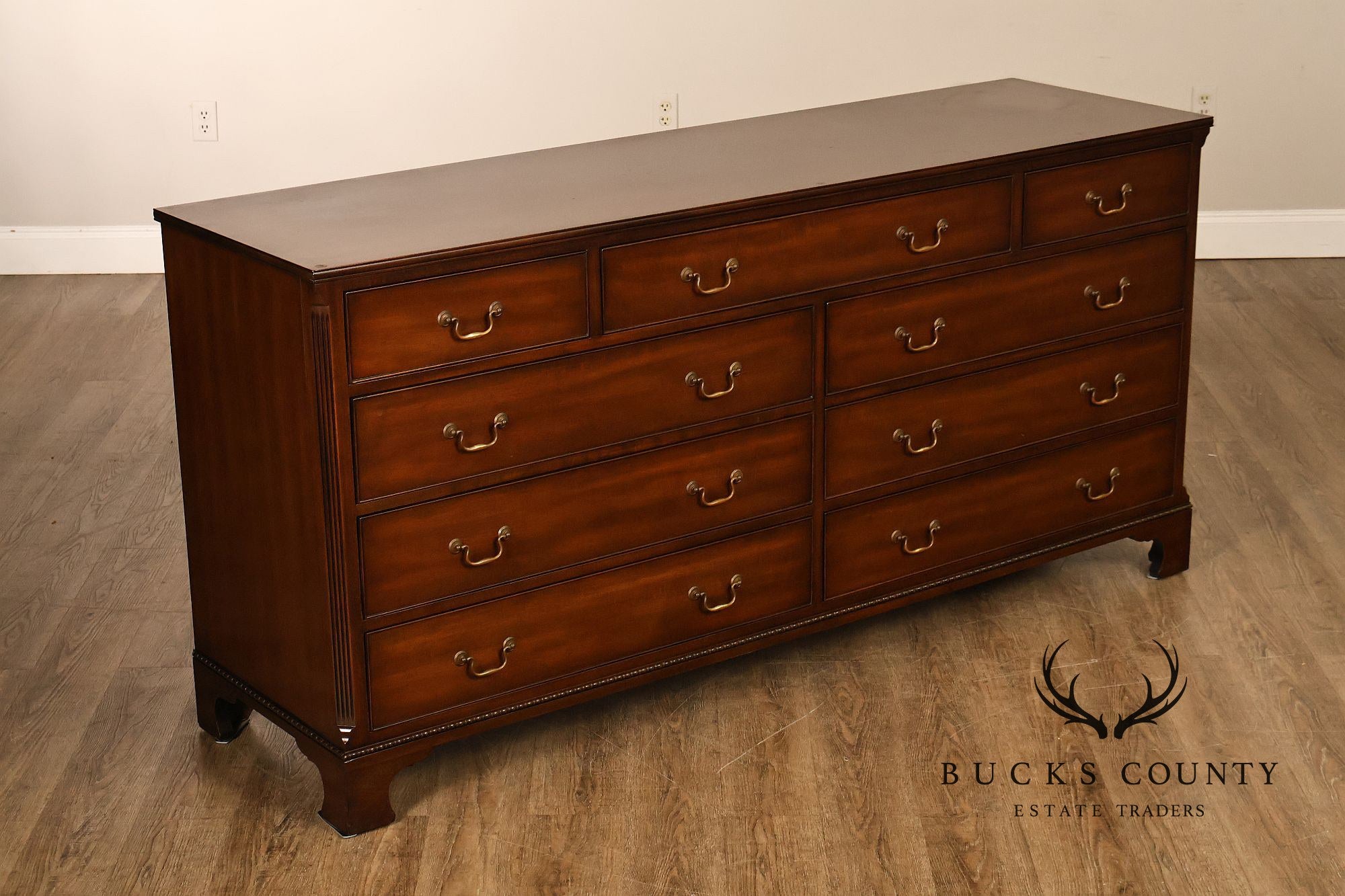 Kittinger Chippendale Style Mahogany Long dresser