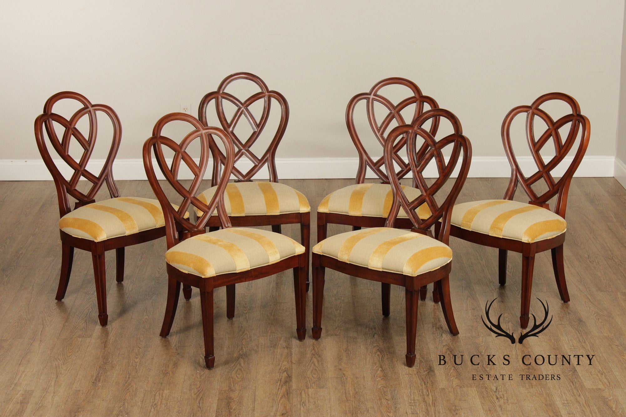 Ethan Allen Hepplewhite Style Set of Six Dining Chairs