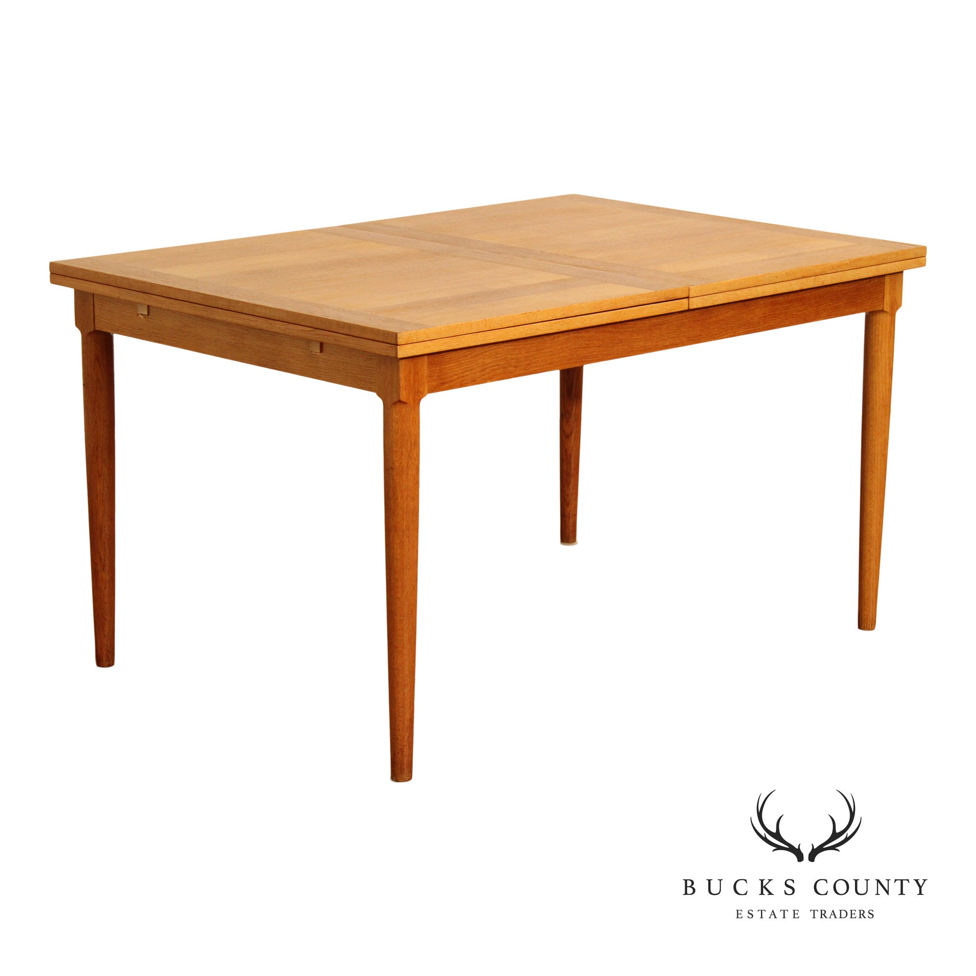 Danish Modern Extendable Dining Table