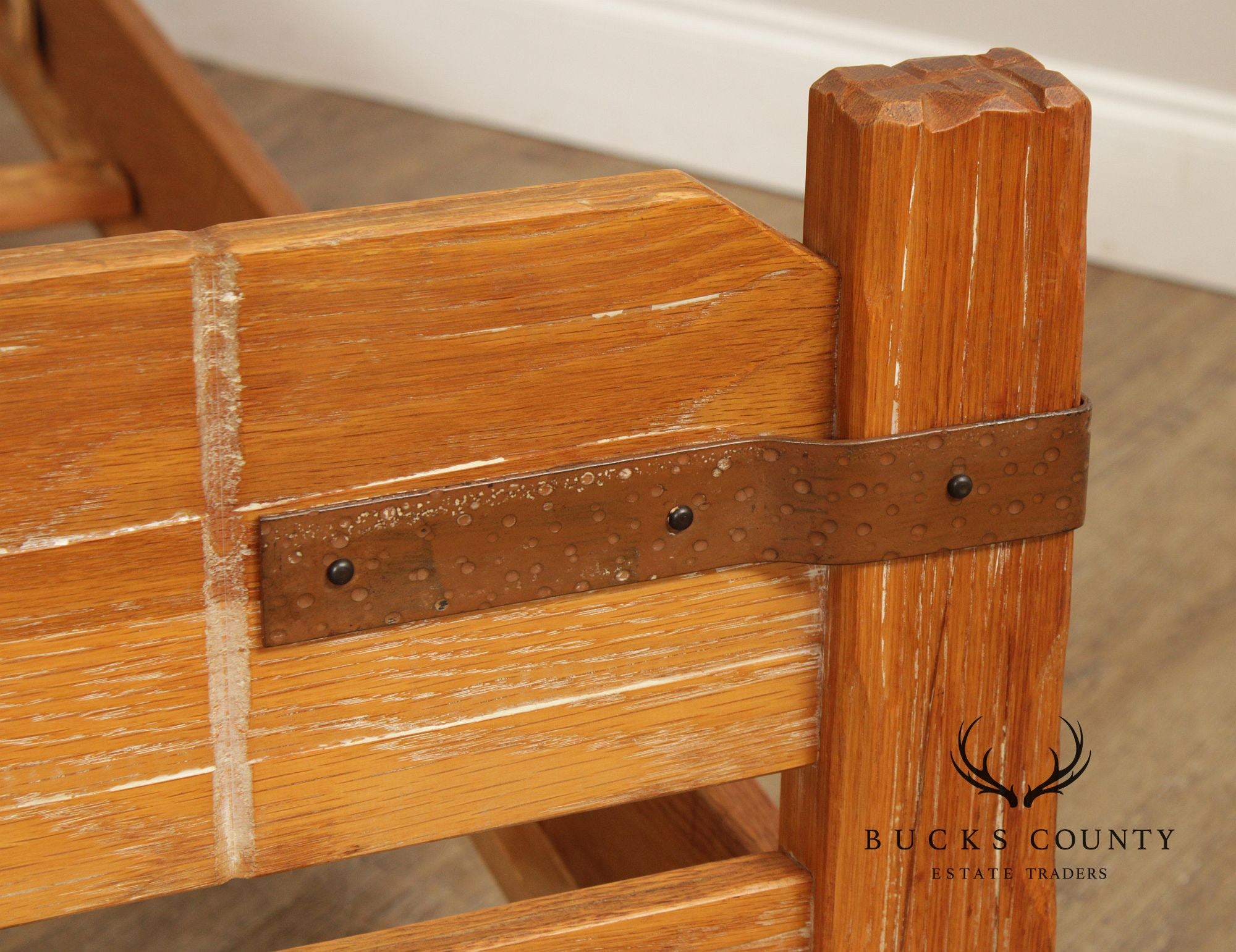 Brandt Ranch Oak Slatted Full Bed