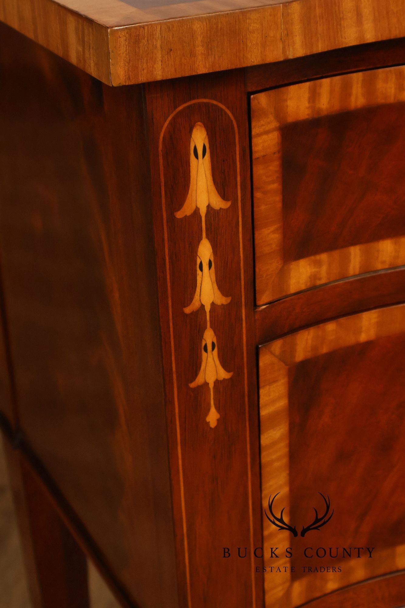 Karges Federal Style Inlaid Mahogany Sideboard