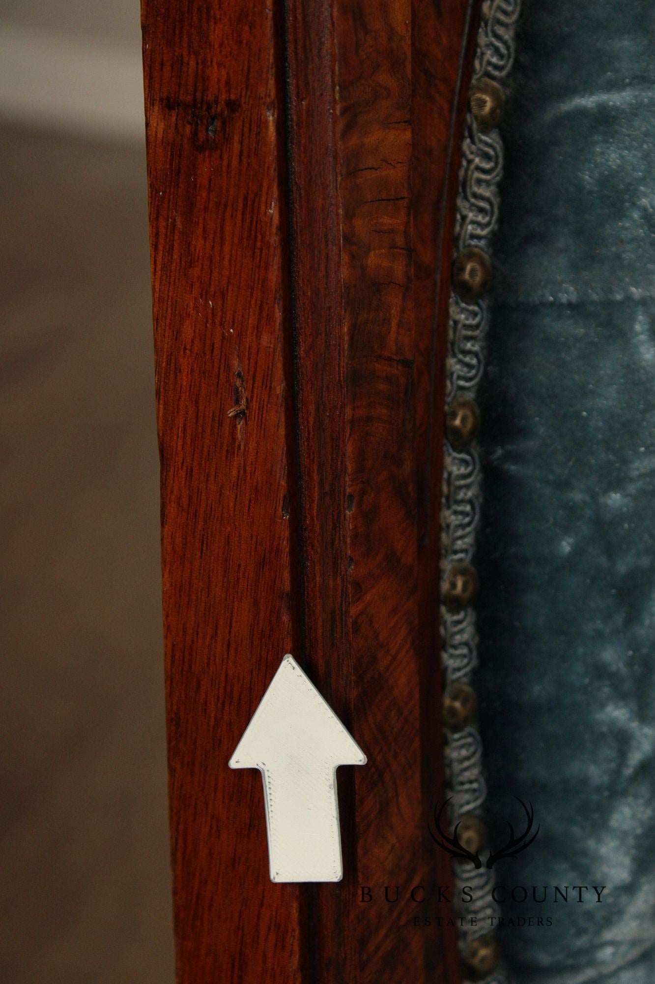 Antique Renaissance Revival Figural Carved Walnut Armchair