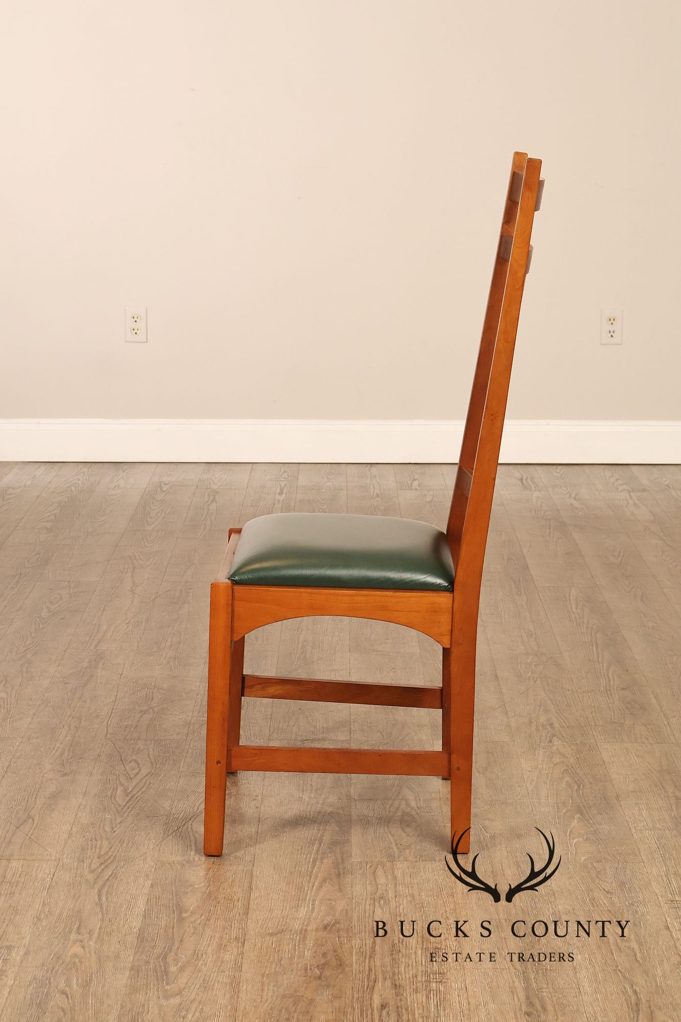 Stickley Cherry Harvey Ellis Mission Collection Pair Of Dining Chairs